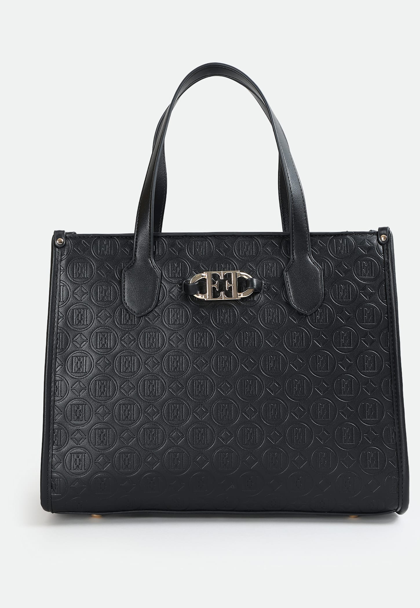 ELLE Embossed Monogram Shoulder Bag-picture-16