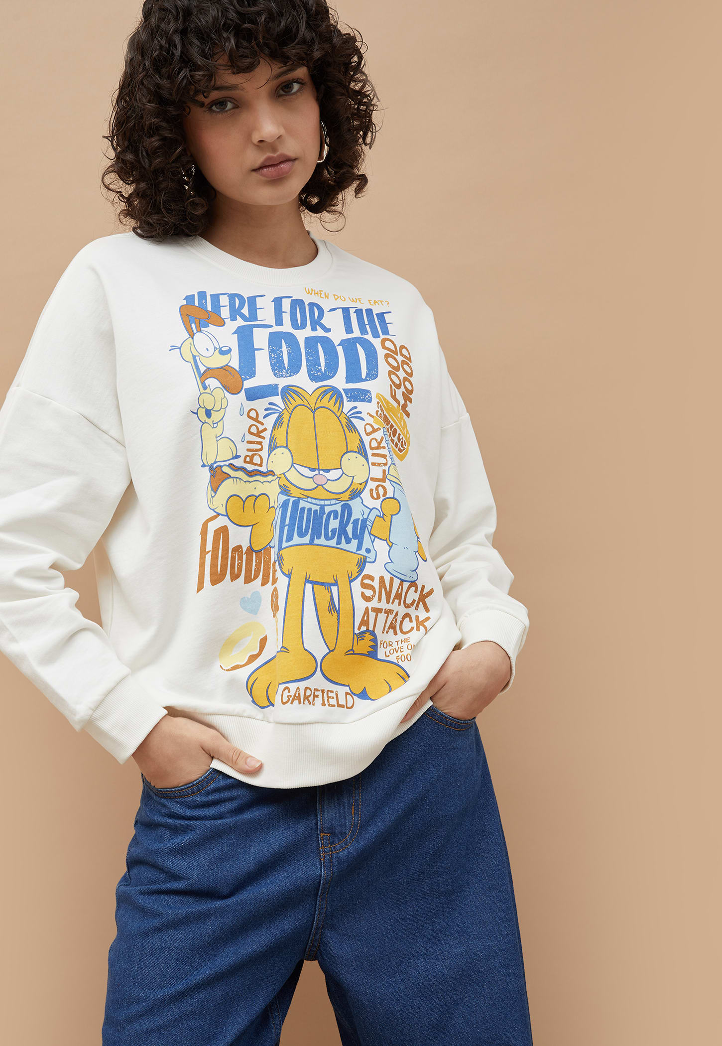 GINGER Garfield Print T-shirt-picture-23