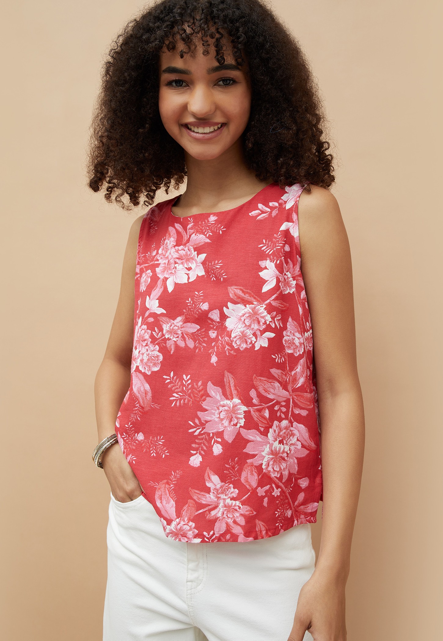 COLOUR ME Floral Print Top-picture-30