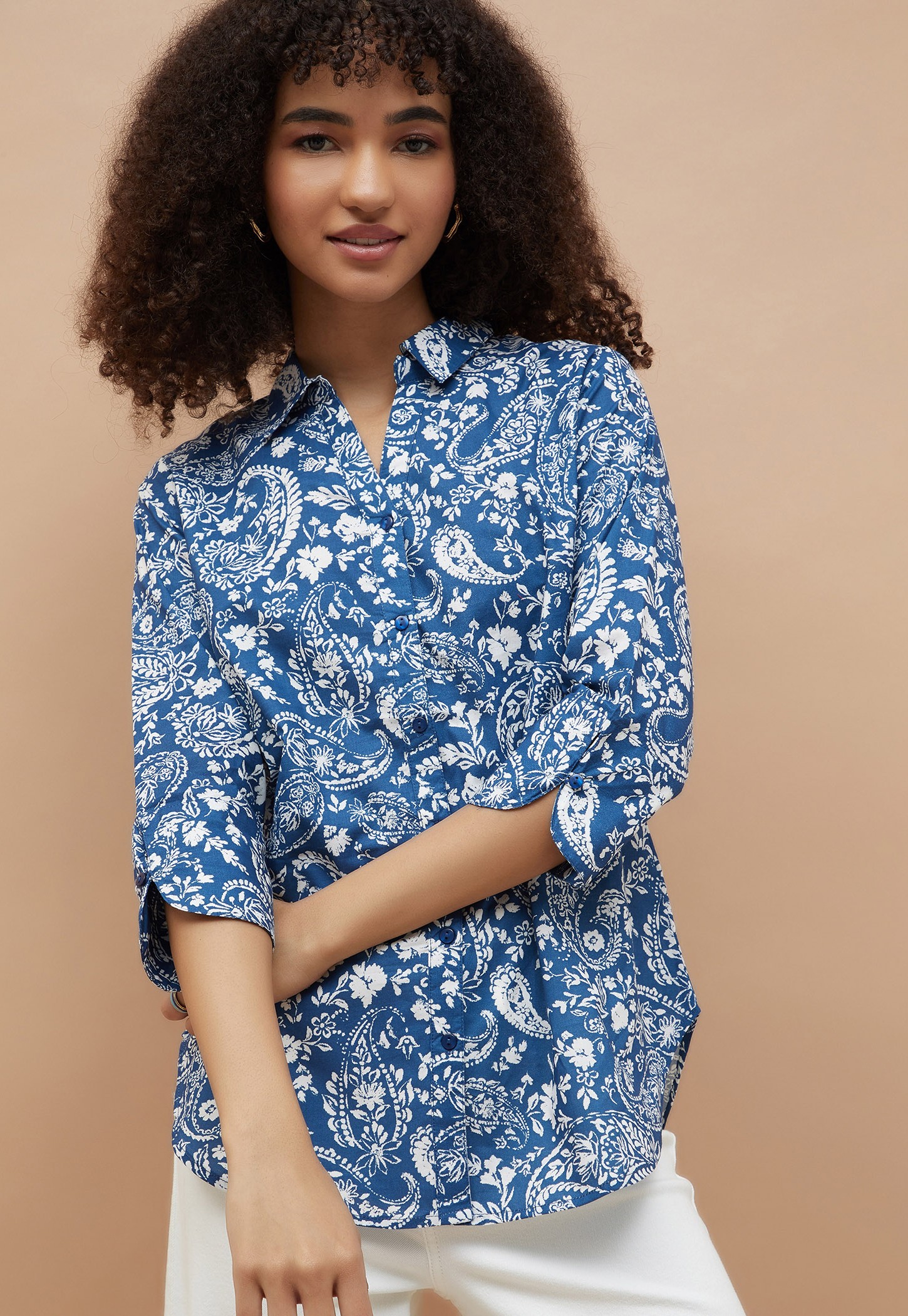COLOUR ME Paisley Print Shirt-picture-54