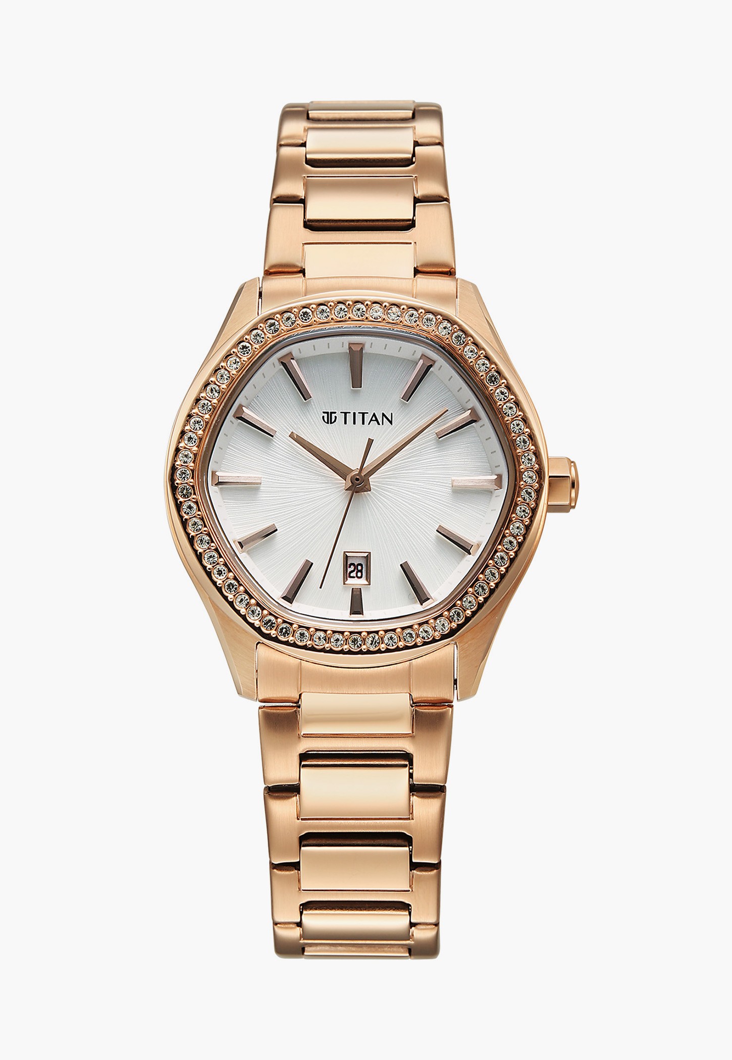 TITAN Glamour Embellished Bracelet Strap Analog Watch - 95326WM01-picture-24