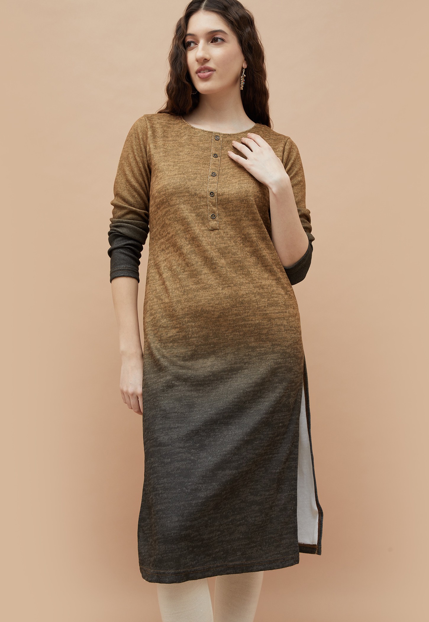 MELANGE Ombre Straight Kurta-picture-10