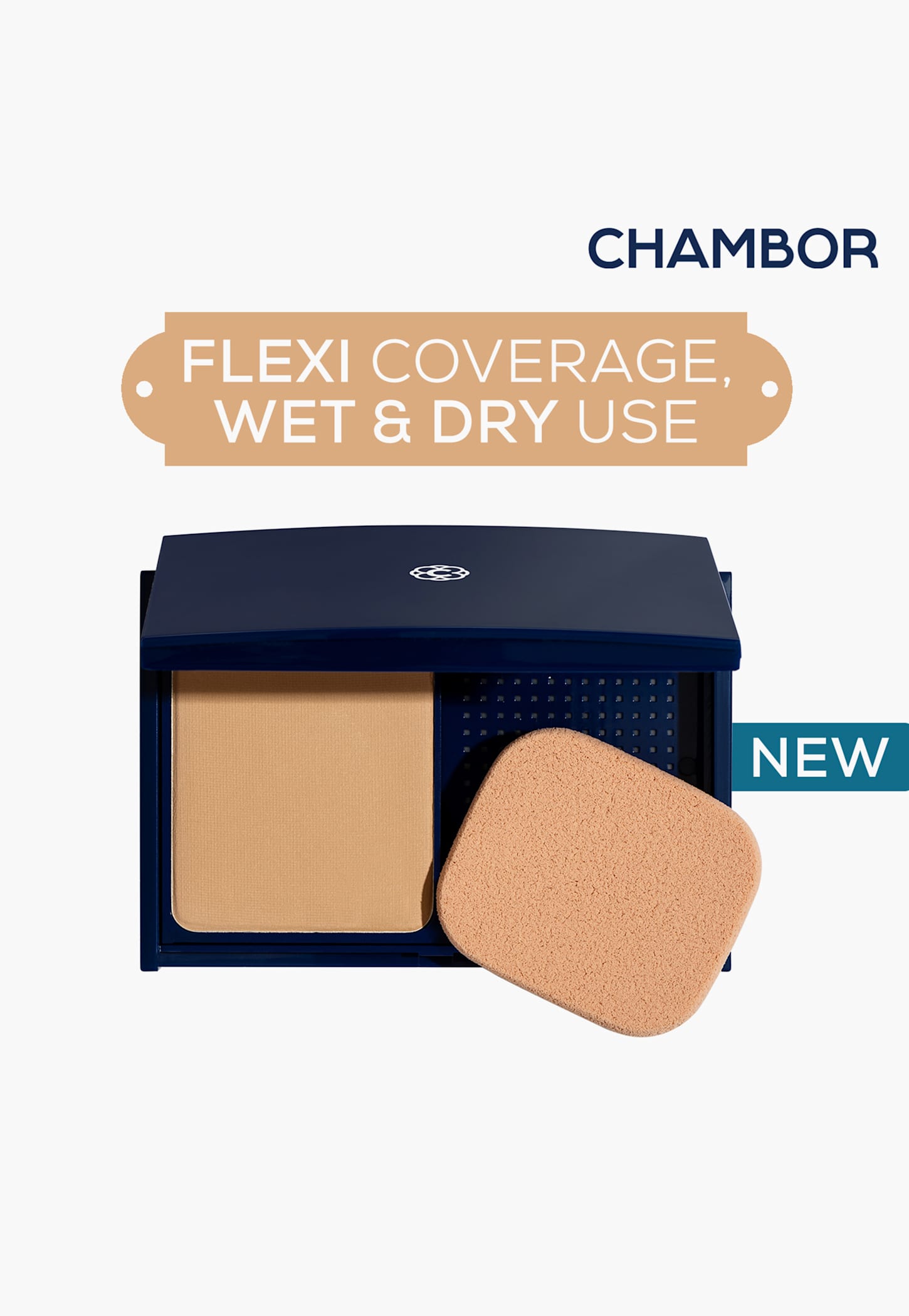 CHAMBOR Studio Pro 2-in-1 Powder Foundation - Dual Almond 102 -15g-picture-24