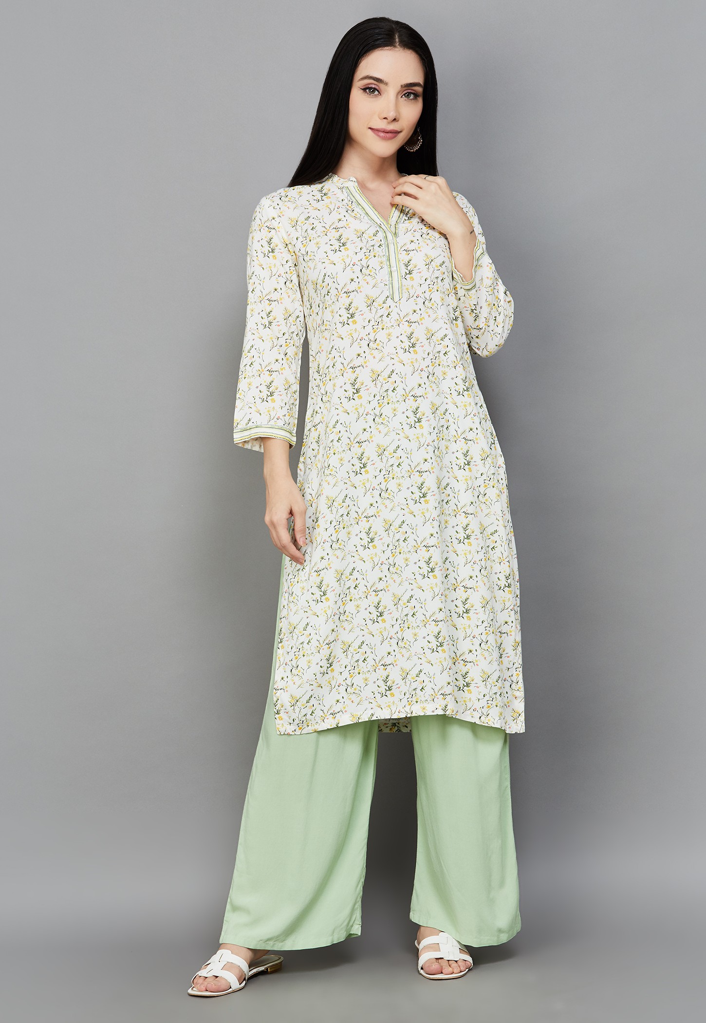 RANGRITI Floral Print Straight Kurta-picture-31