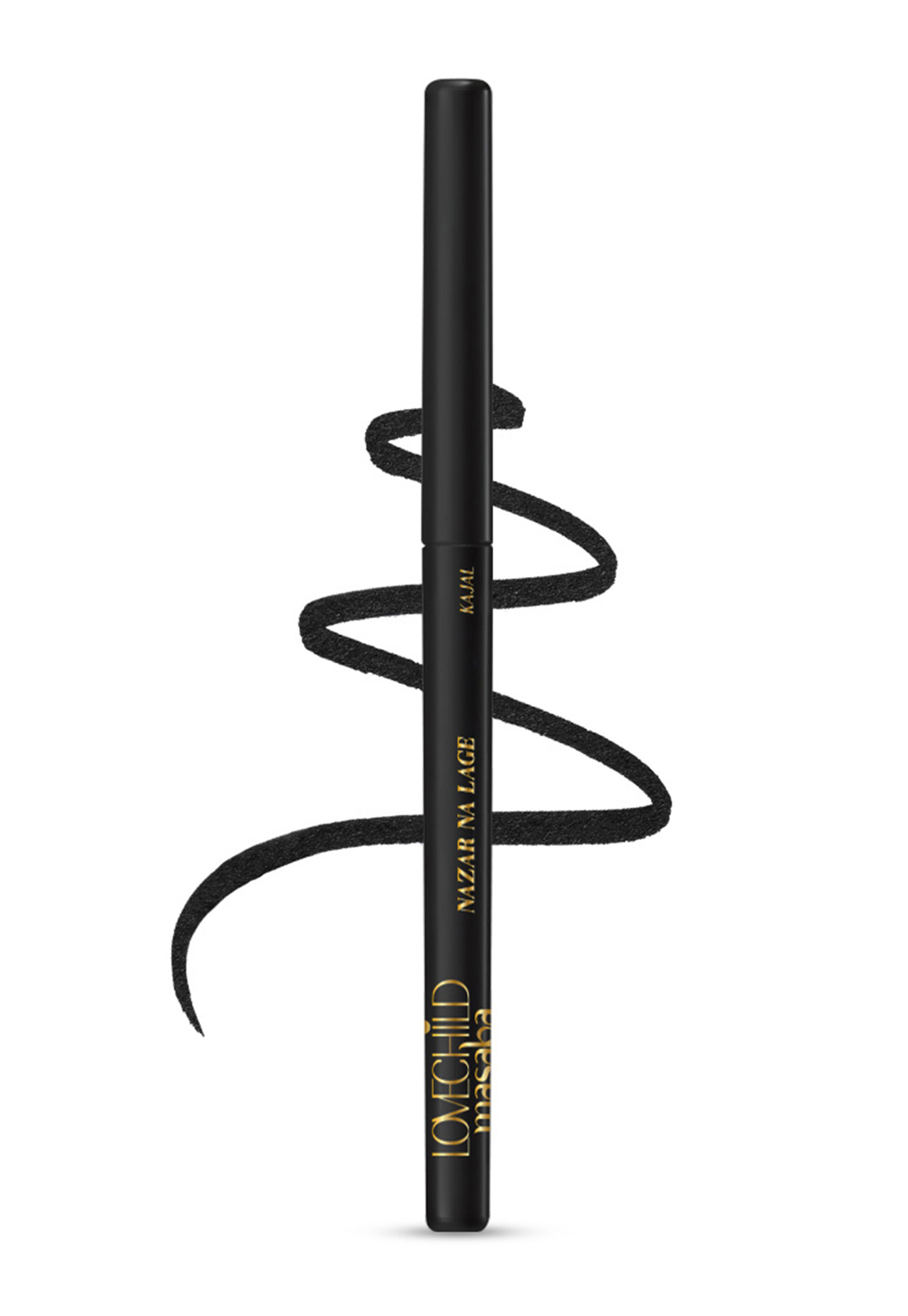 LOVECHILD MASABA Najar Na Lage Smooth Talking Kajal - Coal Black - 0.36g-image-5