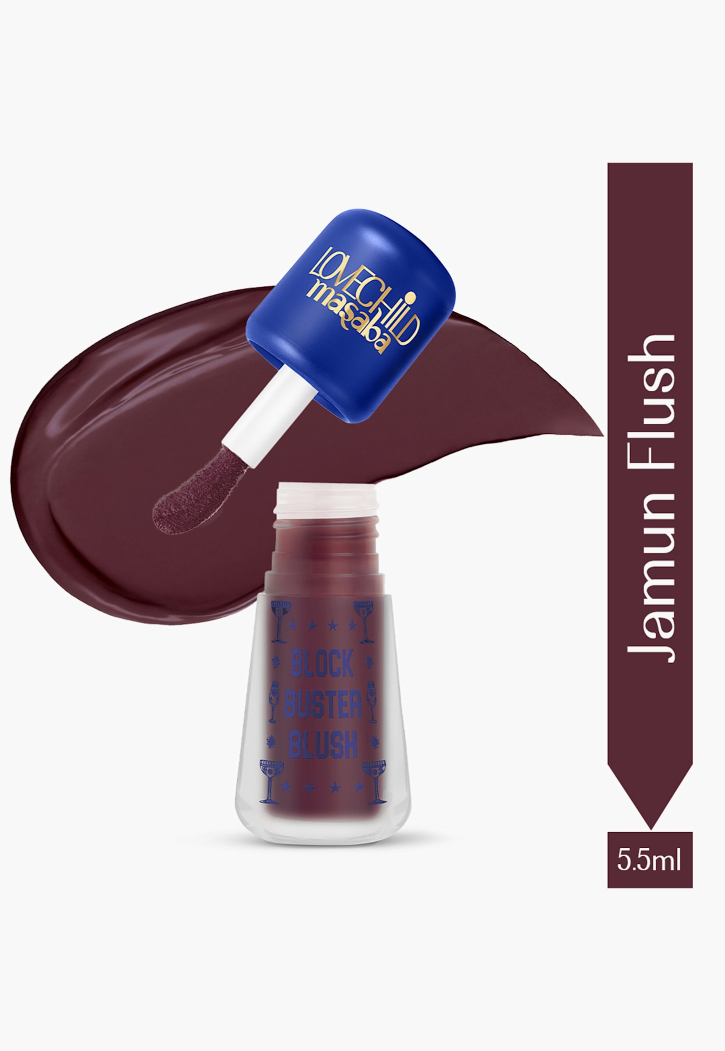 LOVECHILD MASABA Blockbuster Blush - Jamun Flush (Purple) - 5.5ml-picture-10