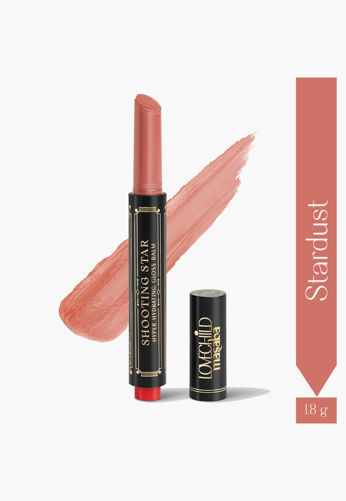 LOVECHILD MASABA Shooting Star Hyper Hydrating Gloss Balm - Stardust (Nude Pink)- 1.8g-image-6