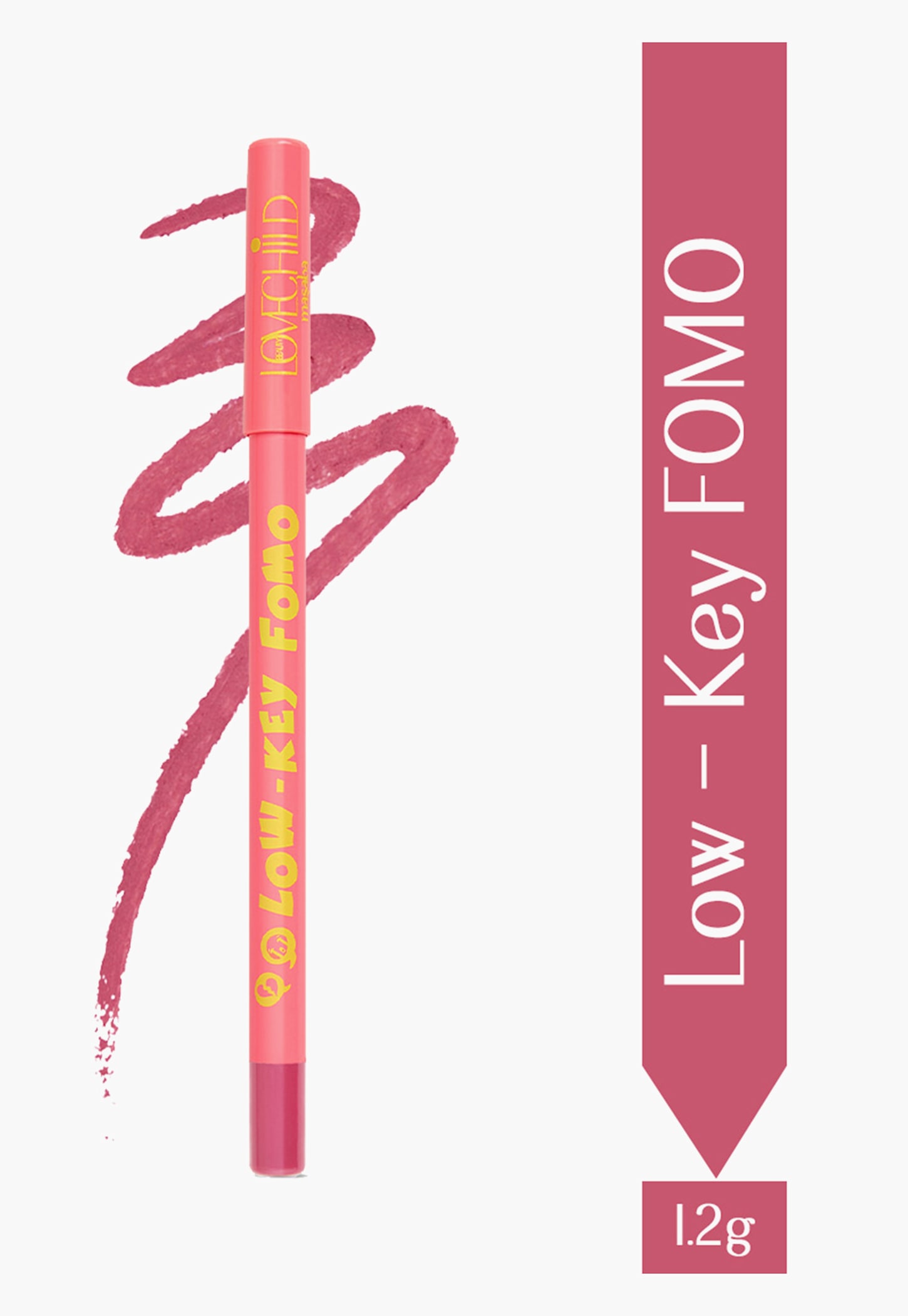 LOVECHILD MASABA Passport Pucker Lip Booster Matte Liner - Low-key Fomo (Rose Pink) - 1.2g-picture-17