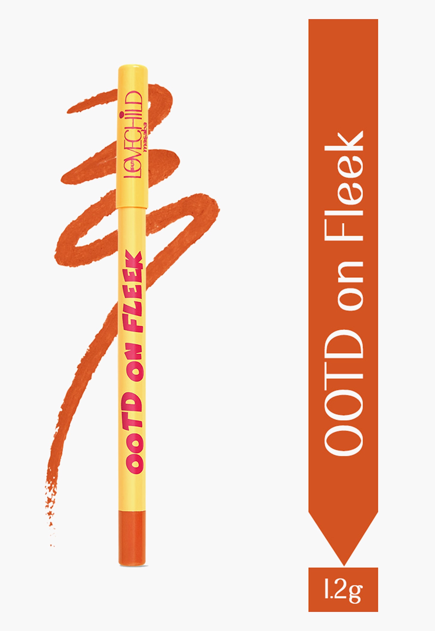 LOVECHILD MASABA Passport Pucker Lip Booster Matte Liner - OOTD On Fleek (Rustic Orange) - 1.2g-picture-50