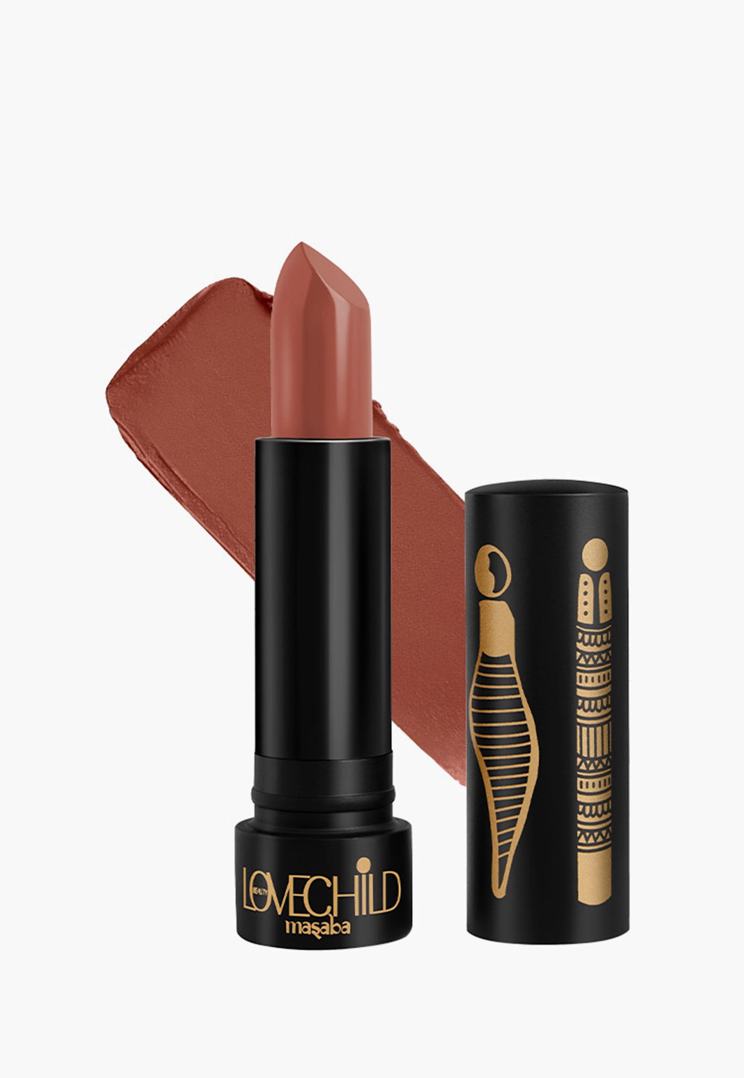LOVECHILD MASABA Bare Browns Ultra-Matte Lipstick - Mummylicious (Rustic Brown) - 4.5g-image-38