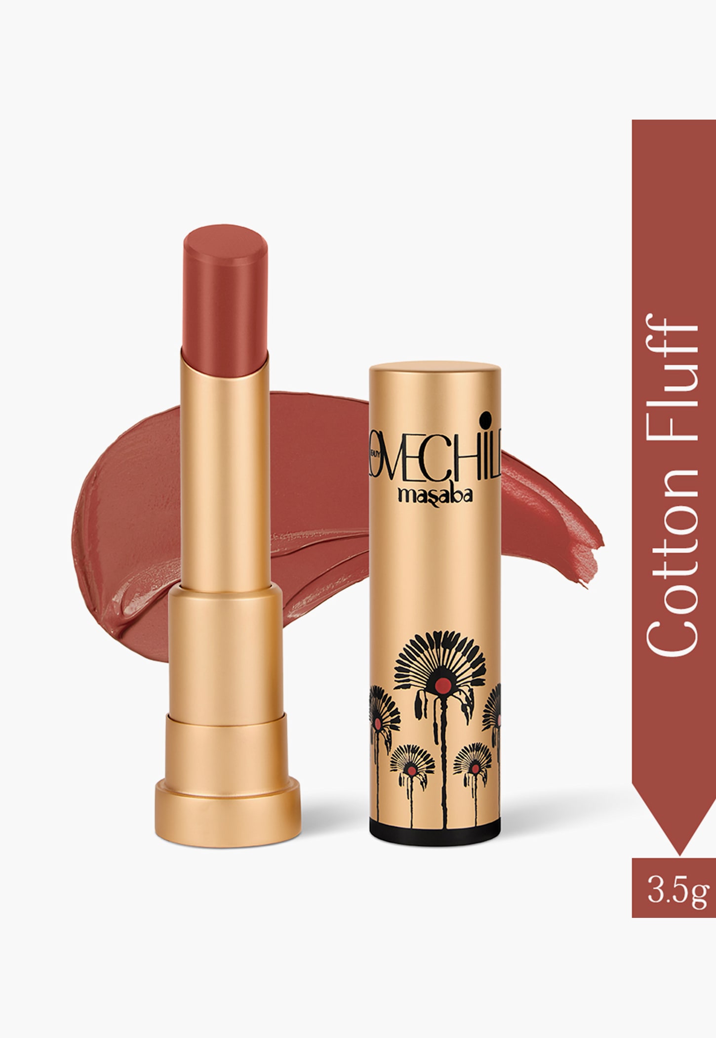 LOVECHILD MASABA Cloud Crush Lush Creme Lipstick - Cotton Fluff (Peach) - 3.5g-image-10