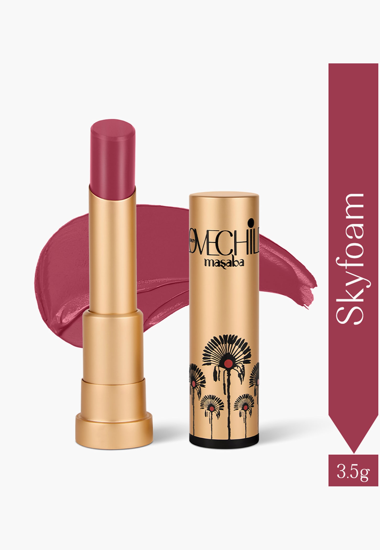 LOVECHILD MASABA Cloud Crush Lush Creme Lipstick - Skyfoam (Pink) - 3.5g-image-6