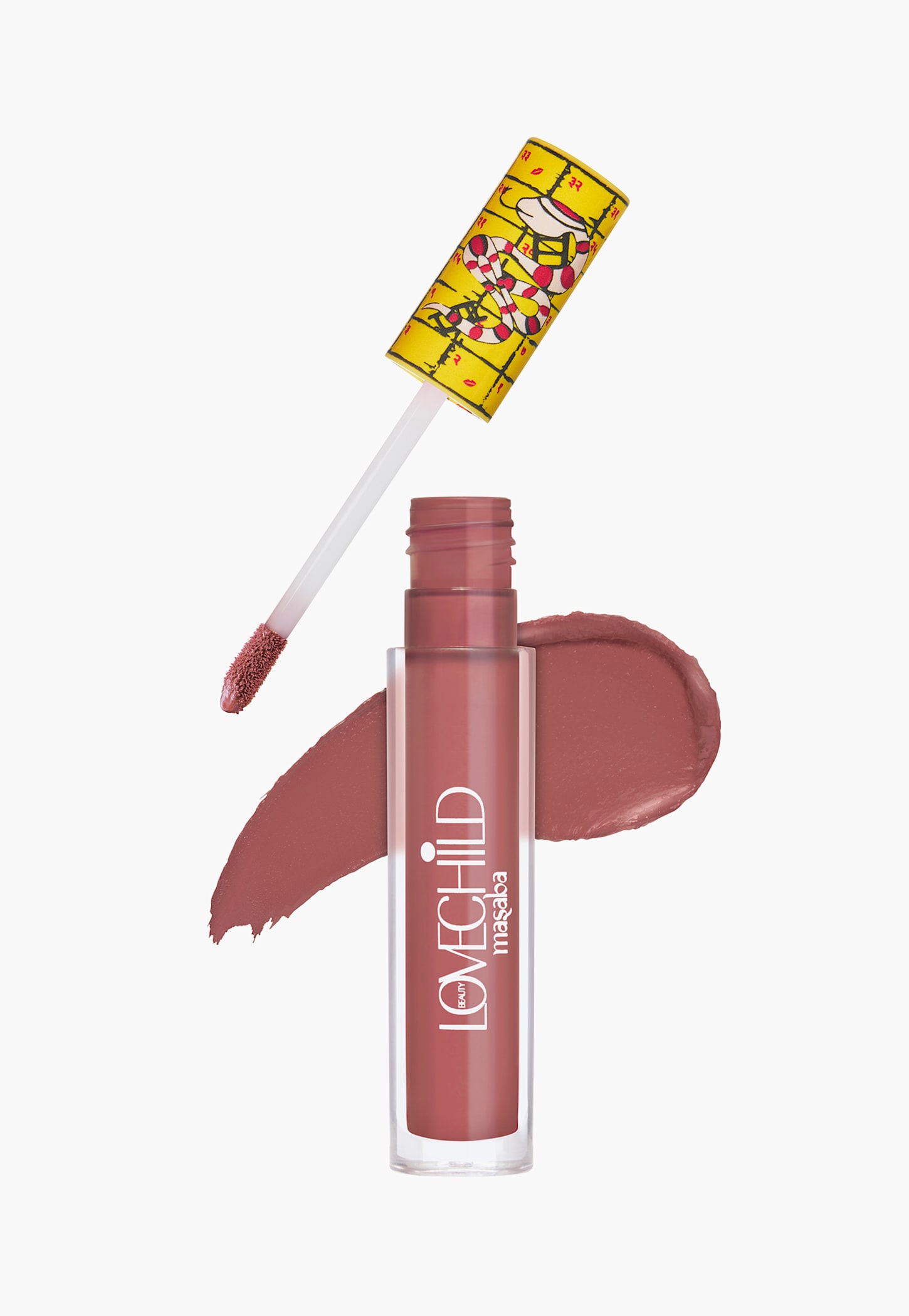 LOVECHILD MASABA Game On! Mad Matte Liquid Lipstick - 02 Ups And Downs (Plum Nude) - 5ml-image-46