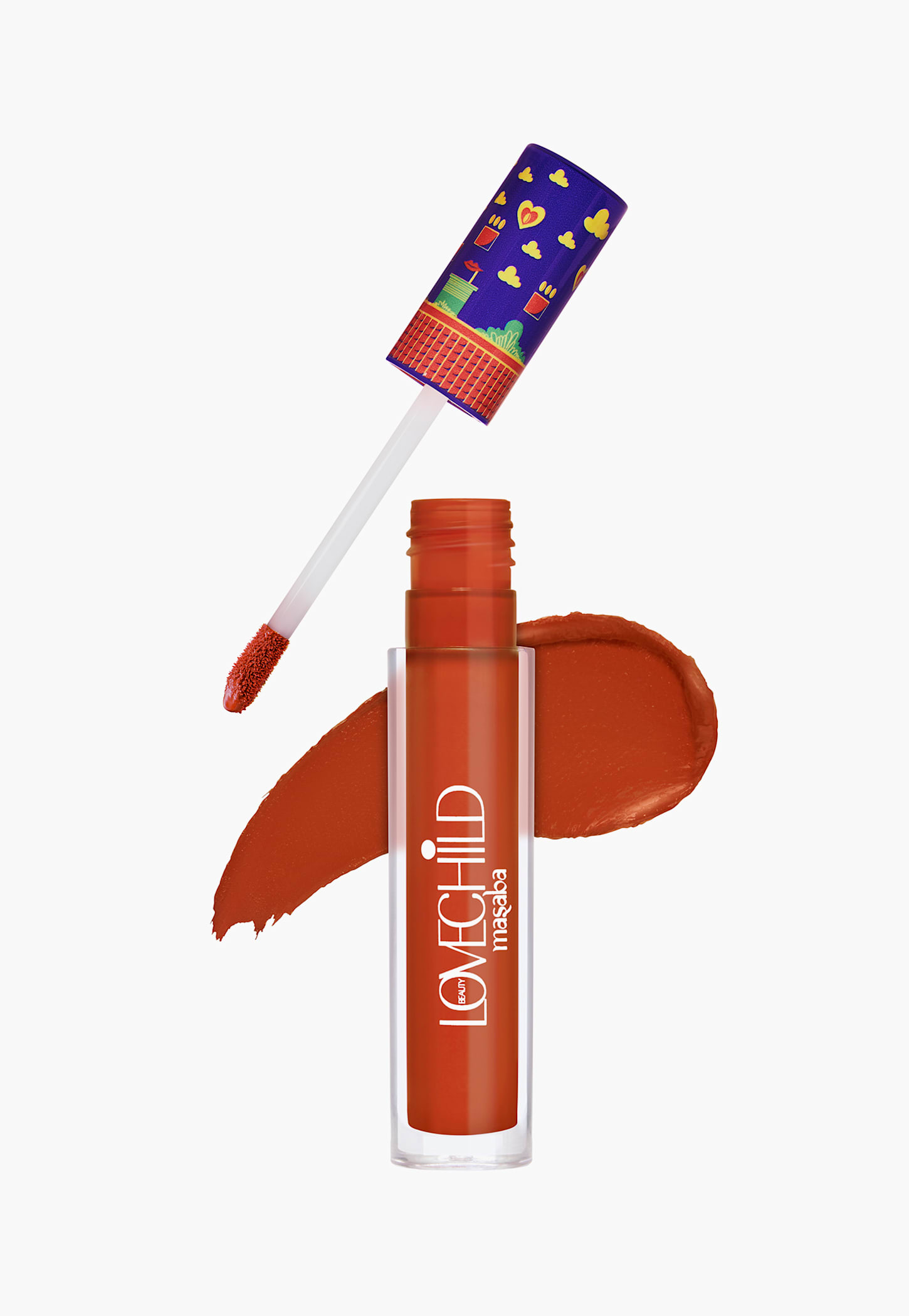 LOVECHILD MASABA Game On! Mad Matte Liquid Lipstick - 07 Bonus (Rustic Orange) - 5ml-picture-14