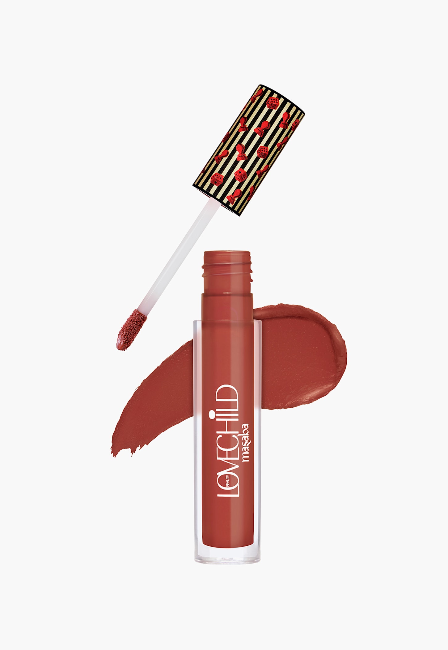 LOVECHILD MASABA Game On! Mad Matte Liquid Lipstick - 10 Get Rollin (Brick Nude) - 5ml-image-33