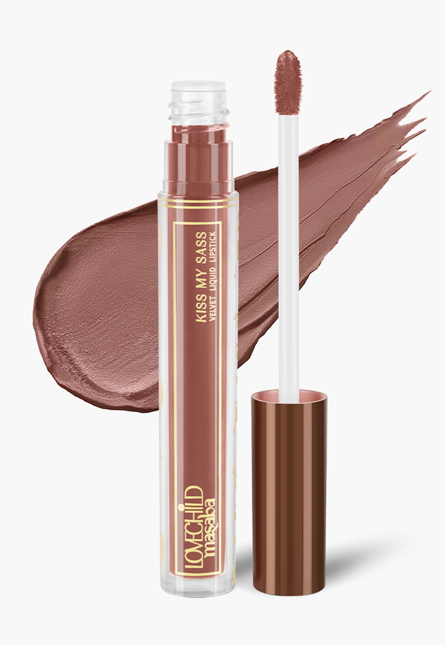 LOVECHILD MASABA Kiss My Sass Velvet Liquid Lipstick - Flex (Nude Pink) - 3.5ml-picture-23