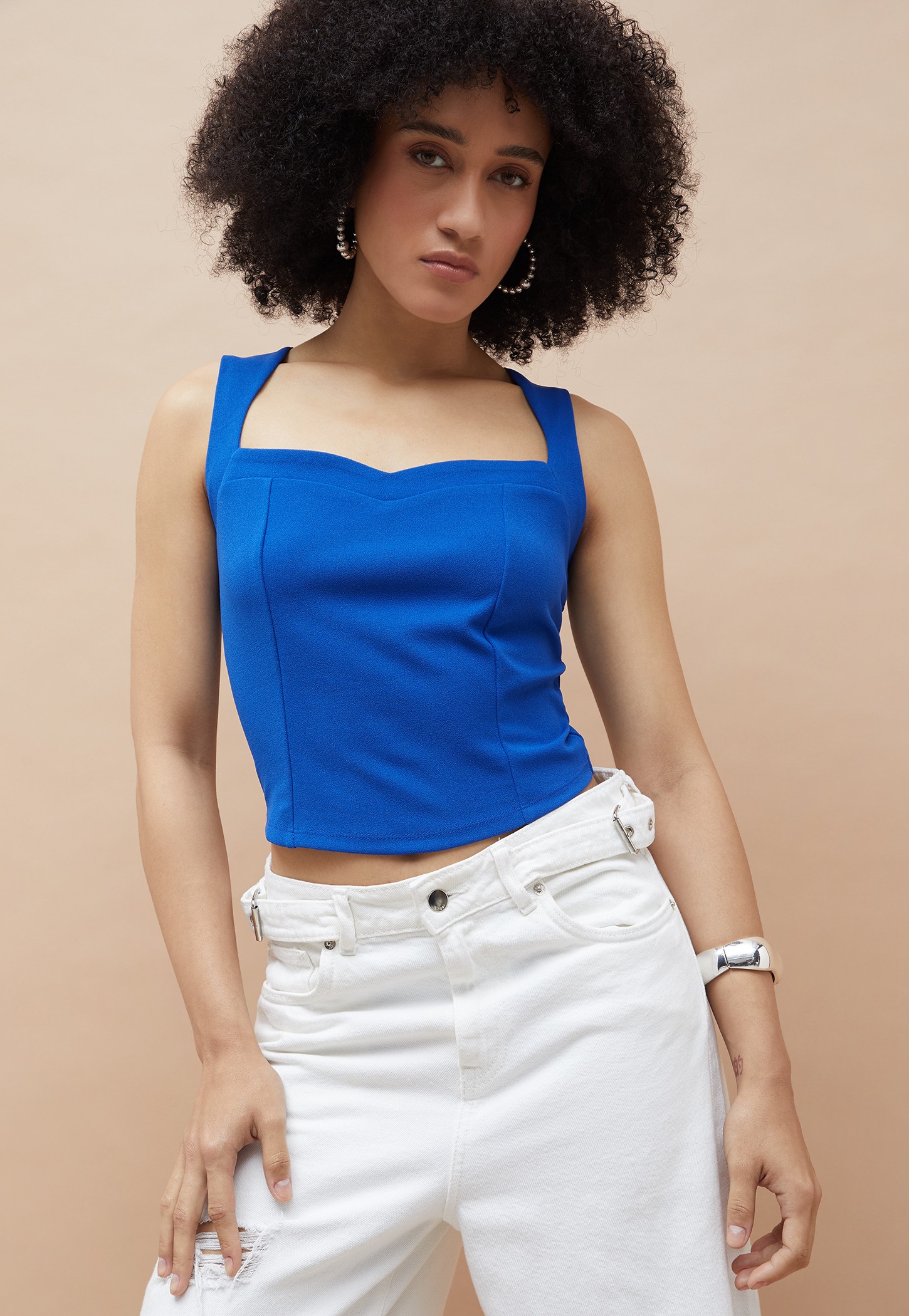 GINGER Panelled Crop Top-picture-36