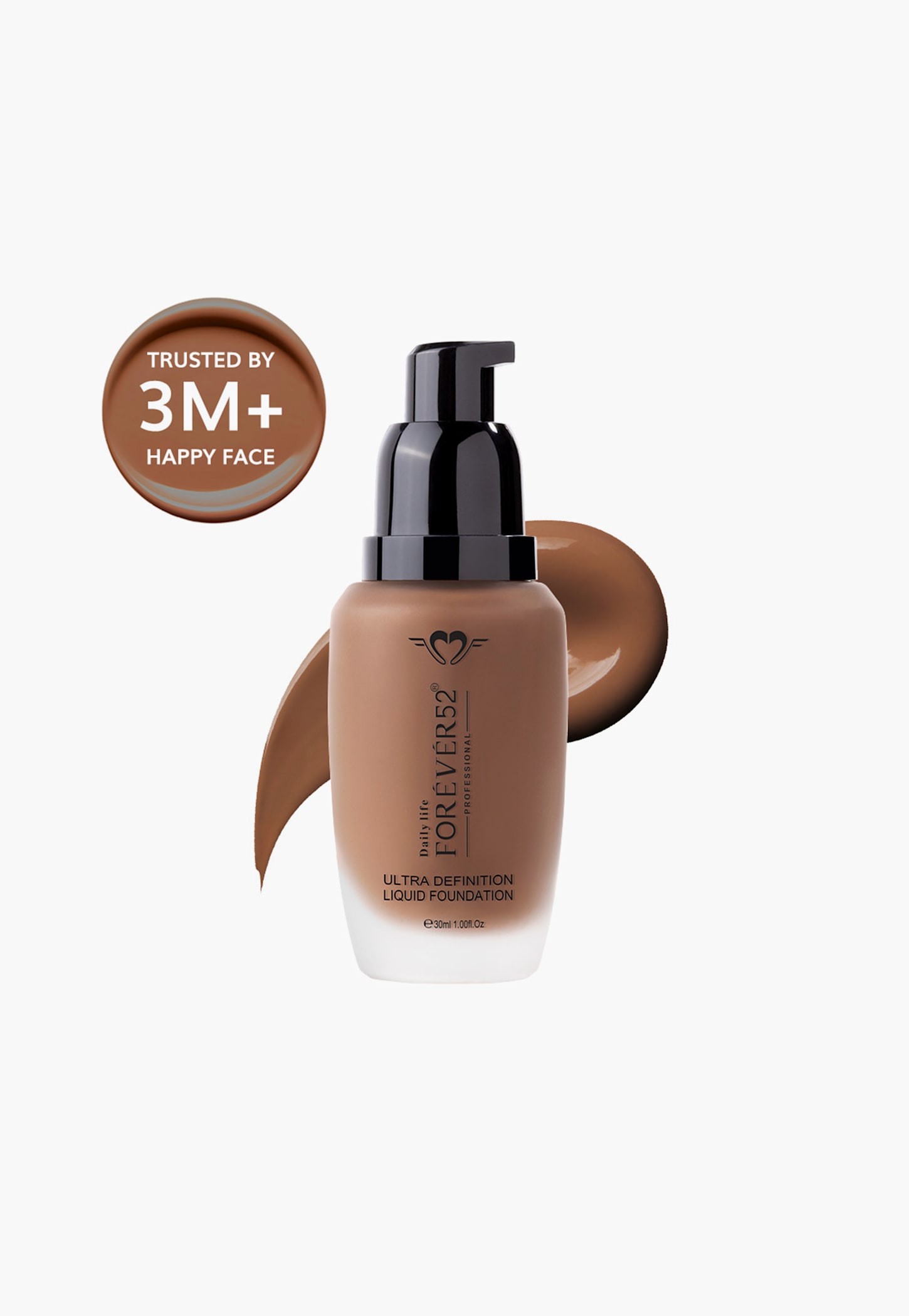 DAILY LIFE FOREVER52 Ultra Definition Liquid Foundation - Espresso FLF018 - 30ml-image-14