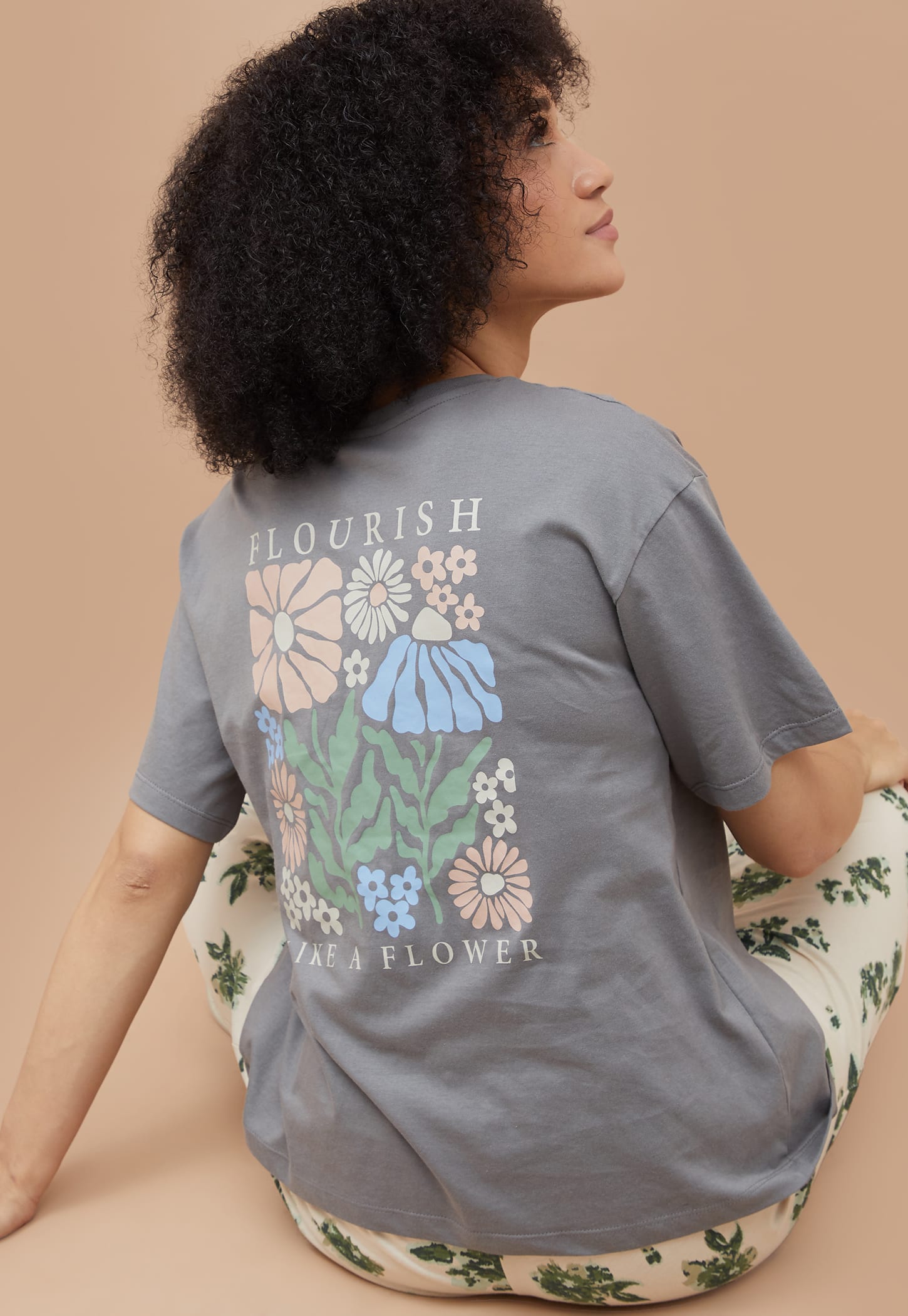 GINGER Floral Print T-shirt-picture-34
