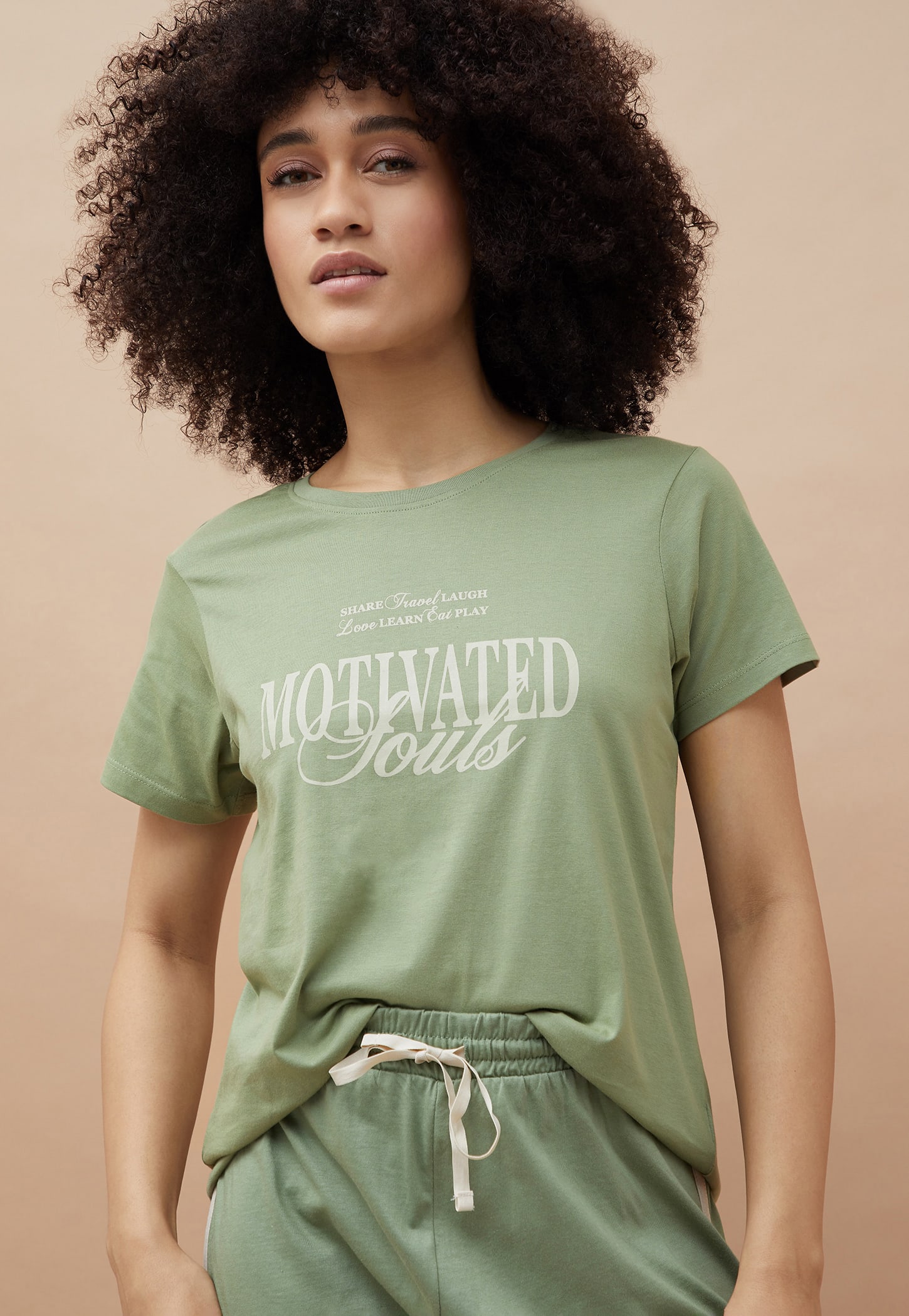 GINGER Typographic Print T-shirt-picture-14