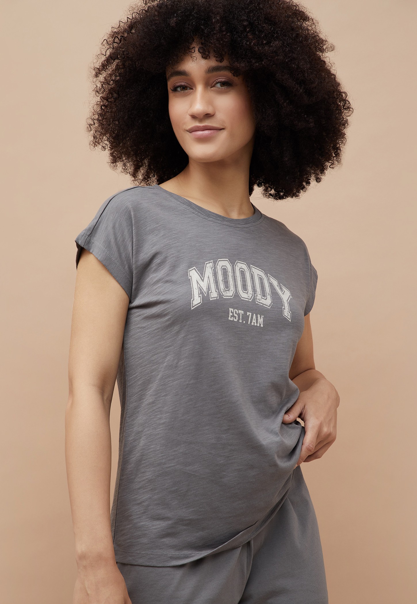 GINGER Typographic Print Lounge T-shirt