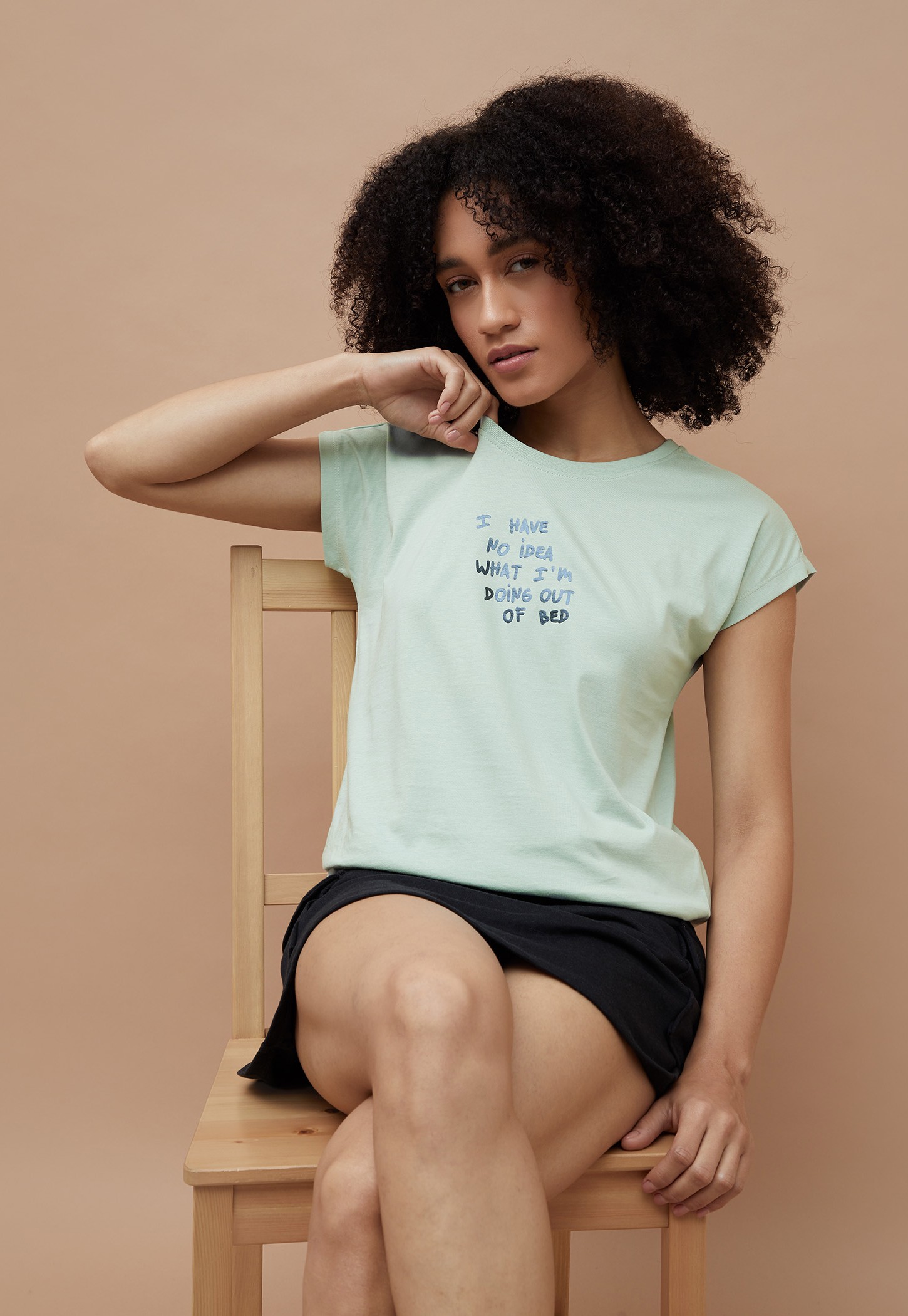 GINGER Typographic Print Lounge T-shirt