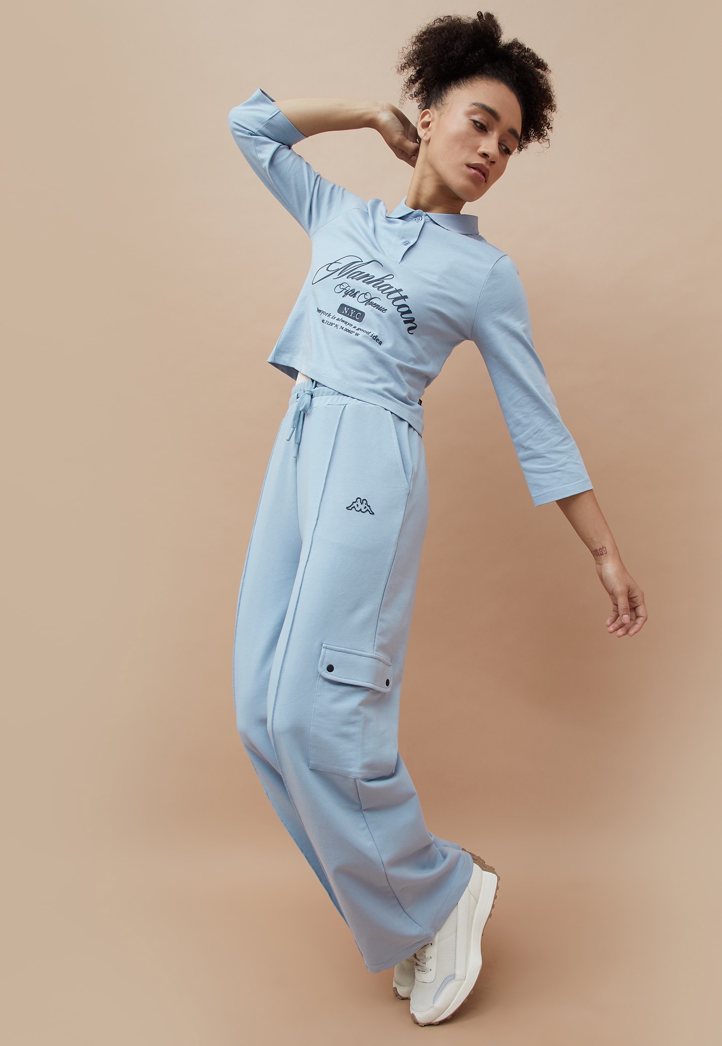 KAPPA Pintuck Cargo Track Pants-image-12