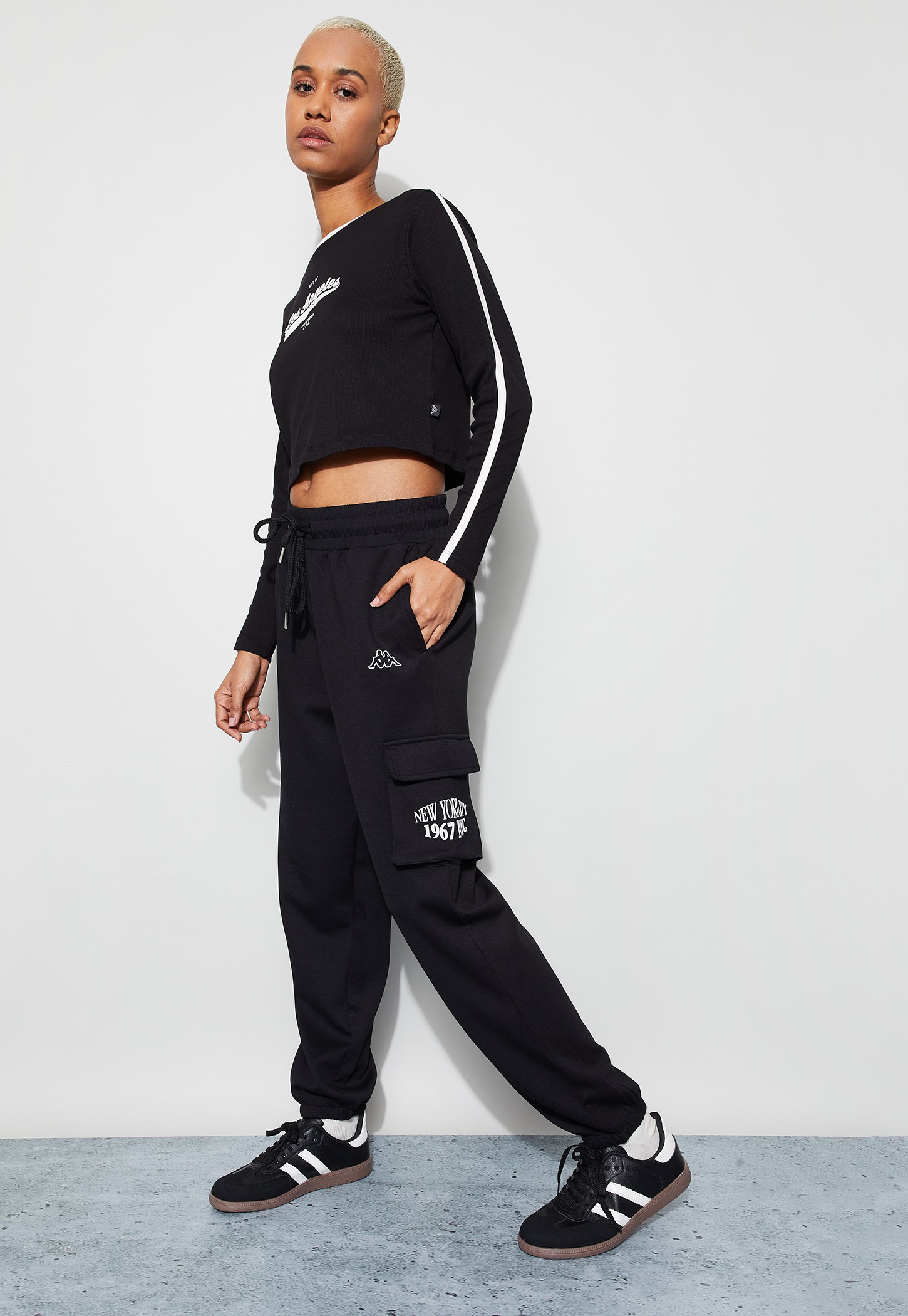 KAPPA Printed Cargo Joggers-picture-31