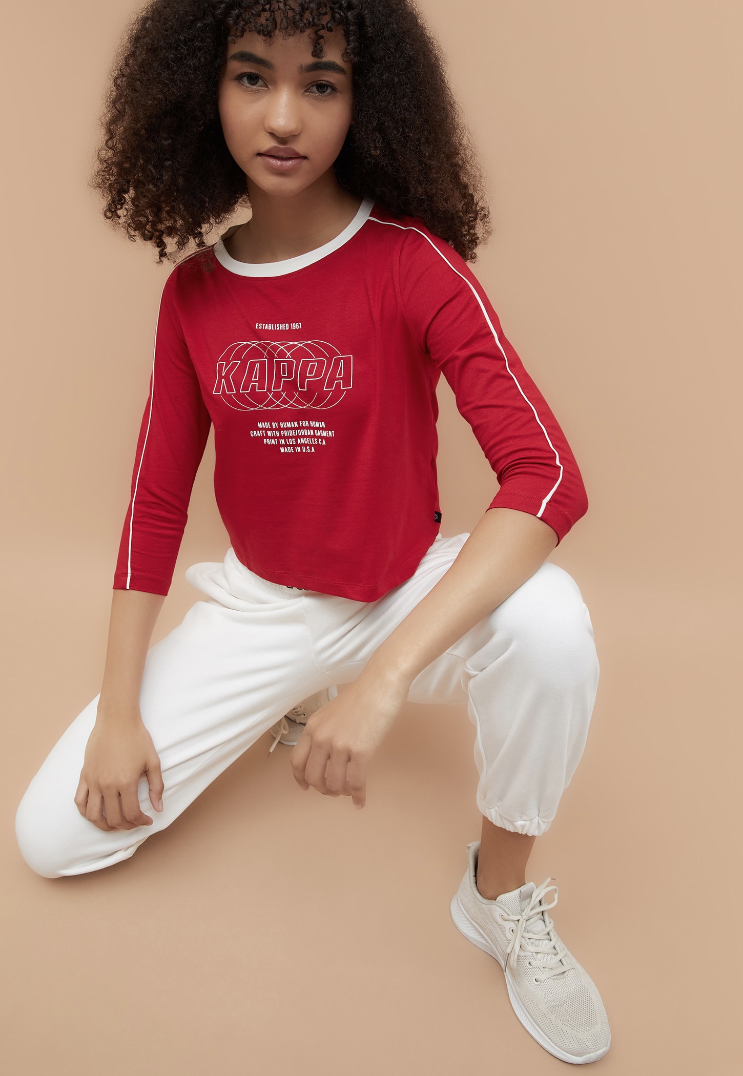 KAPPA Printed Crop T-shirt-picture-25
