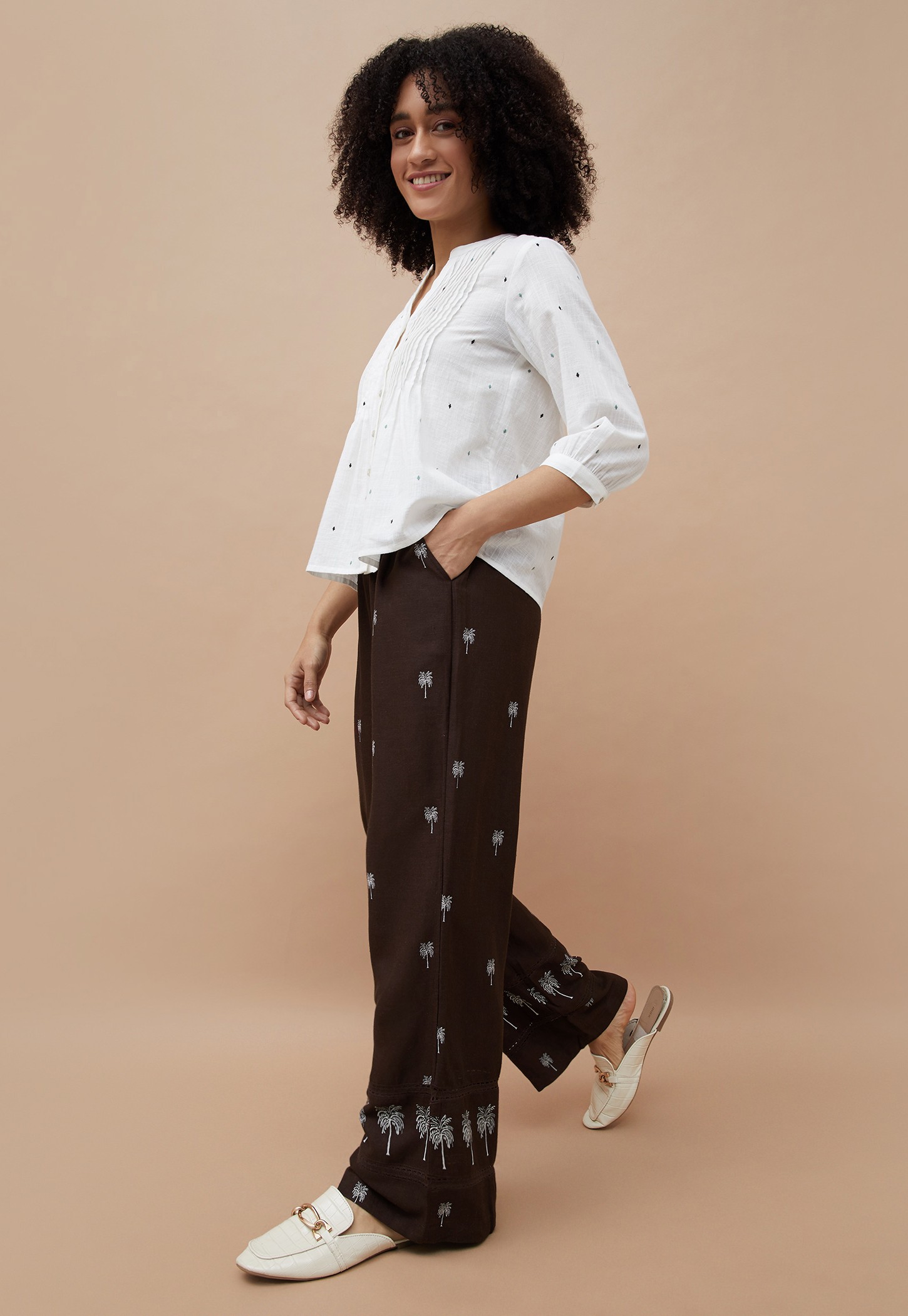 FAME FOREVER Embroidered Trousers-picture-25