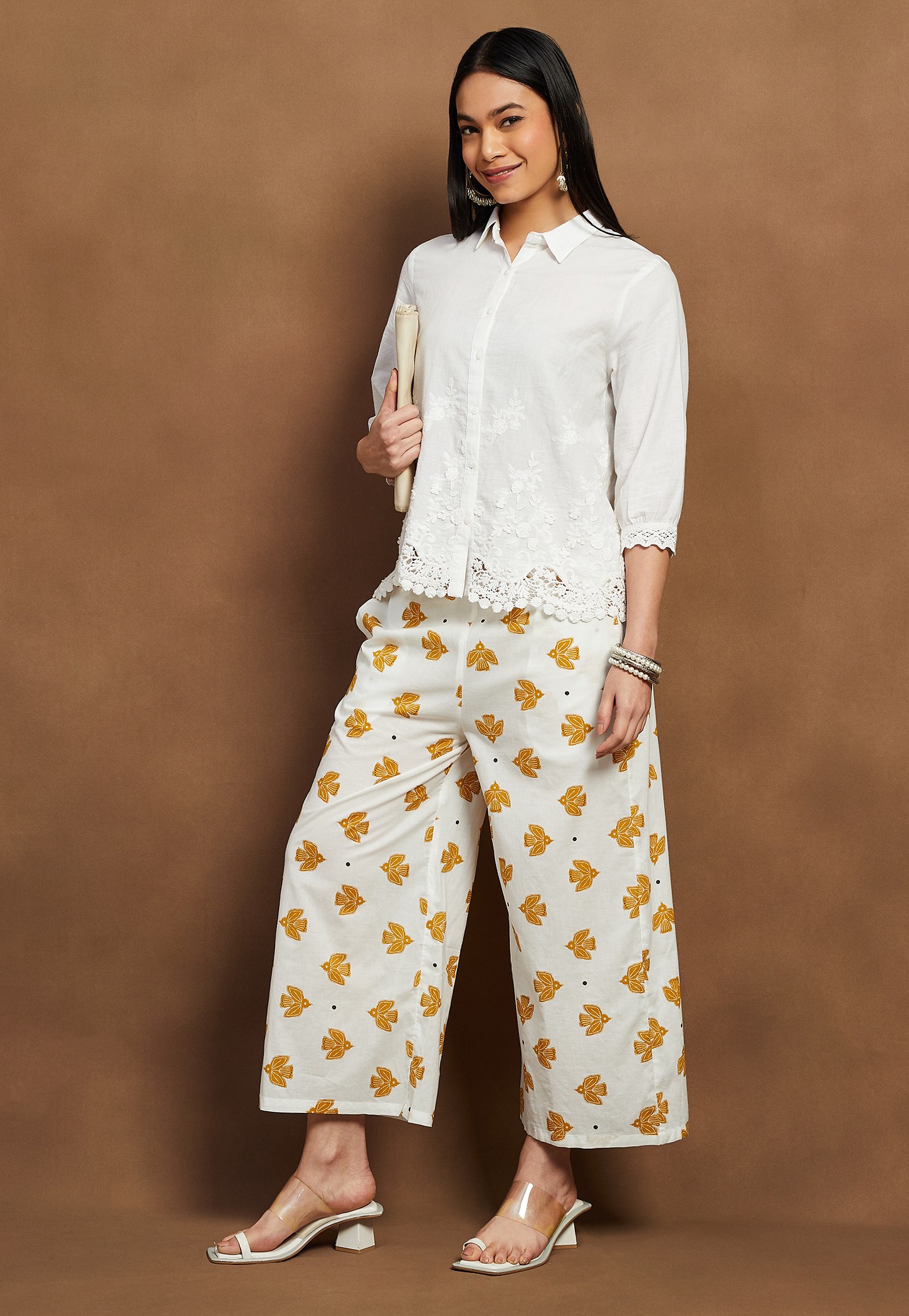 MELANGE Printed Palazzos-picture-17