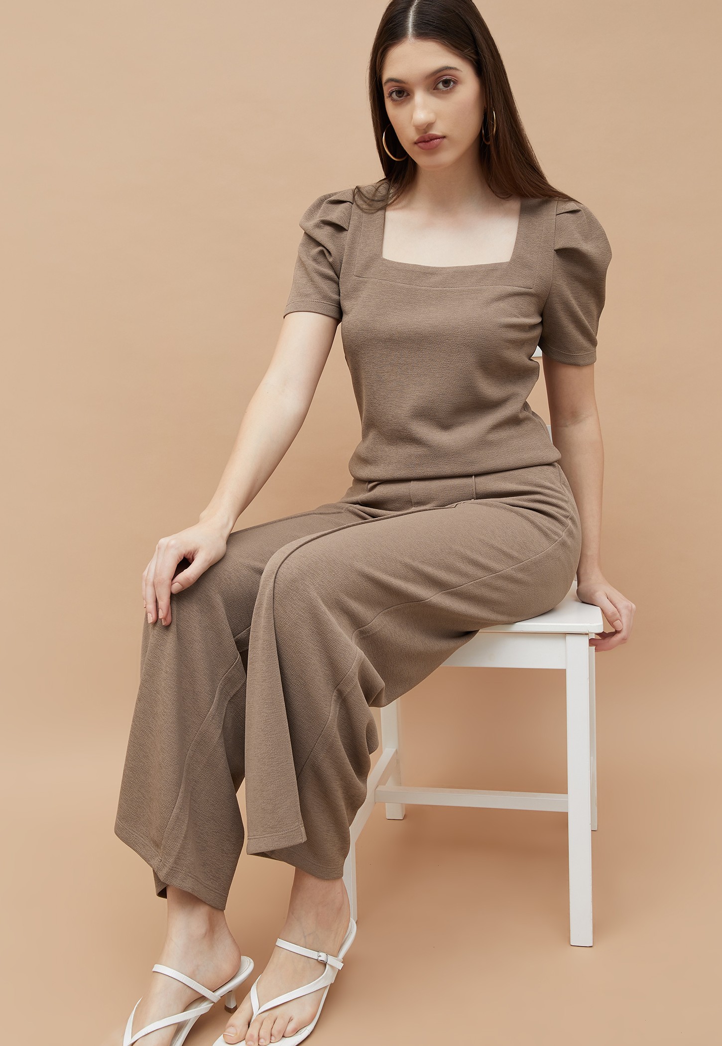 CODE Textured Square Neck Top-picture-41