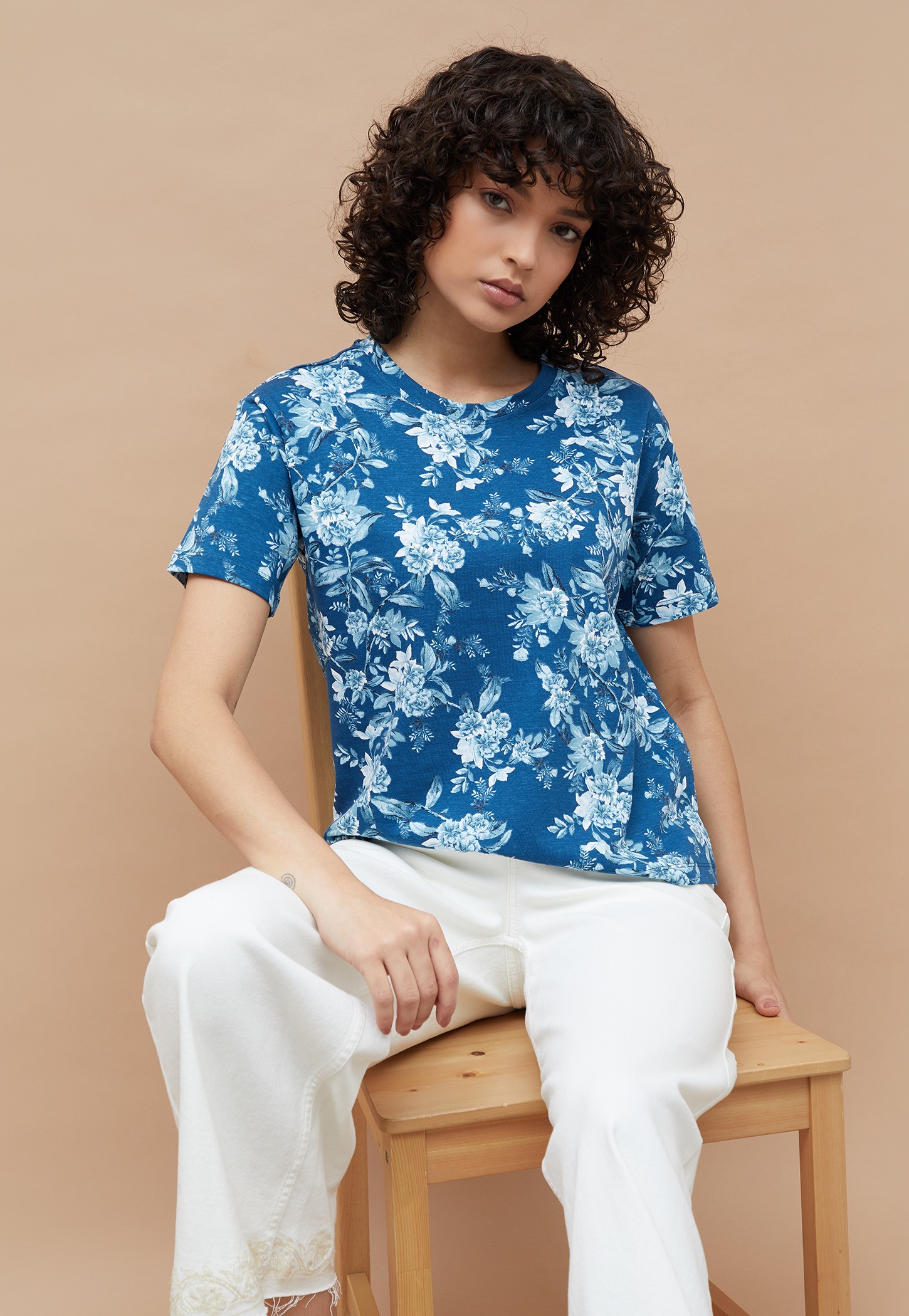 COLOUR ME Floral Print Top-picture-30