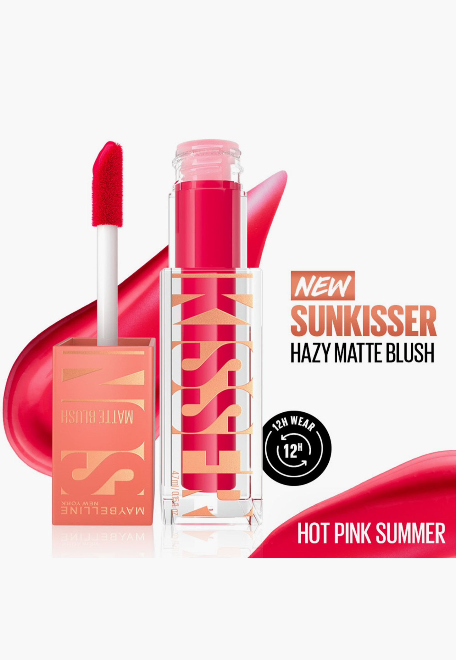 MAYBELLINE NEW YORK Sunkisser Hazy Matte Blush - Hot Pink Summer 31 - 4.7ml-image-22