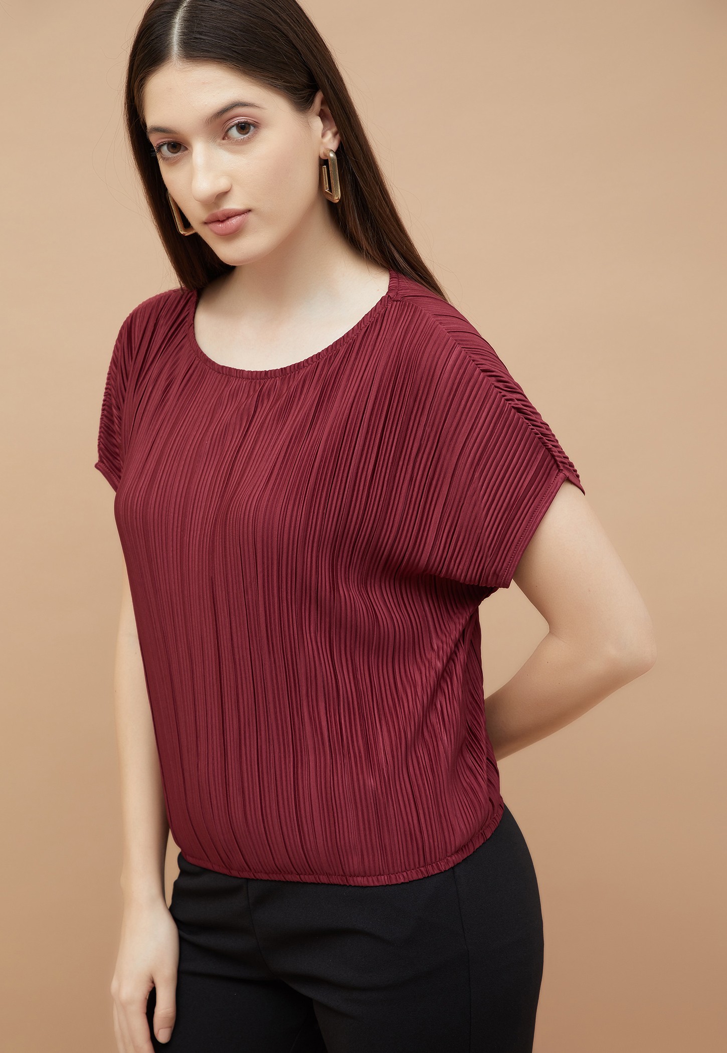 CODE Textured Top-picture-45