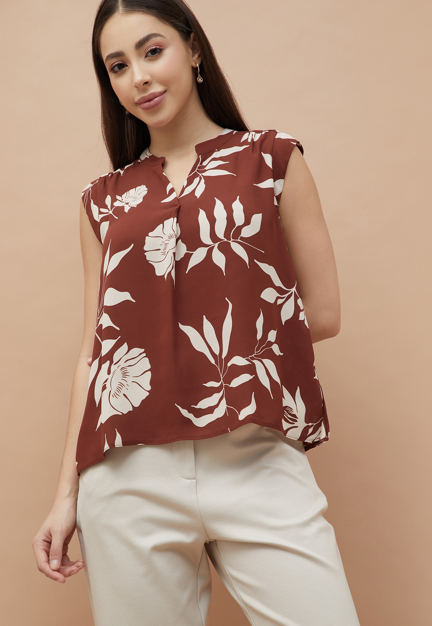CODE CLASSIC Floral Print Top-picture-16