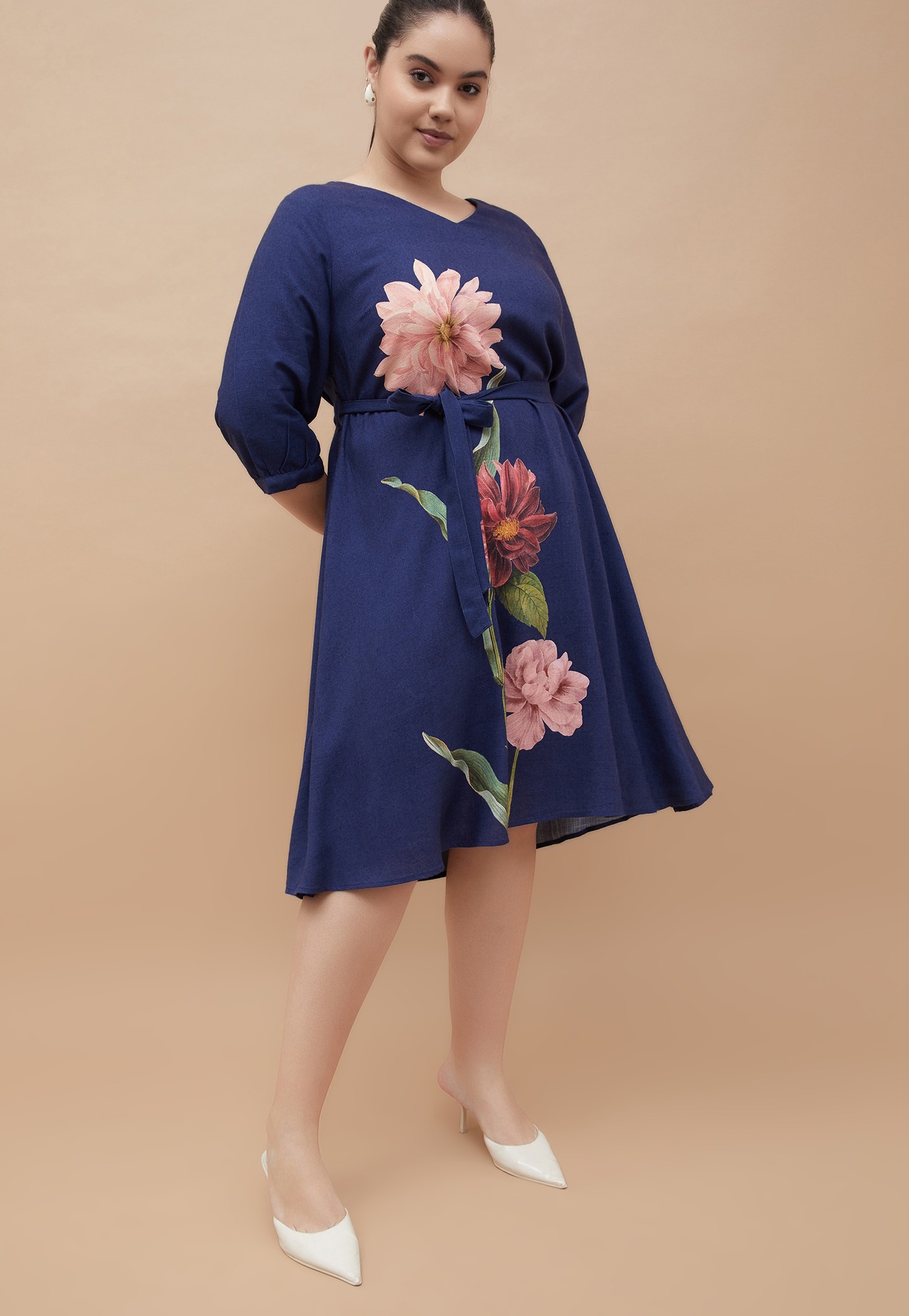 NEXUS Floral Print A-line Dress-picture-33