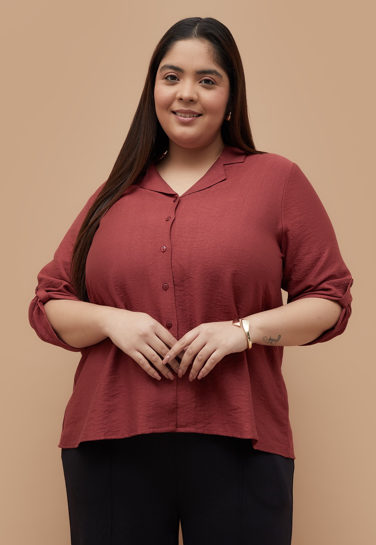 NEXUS Textured Shirt Style Top-picture-22
