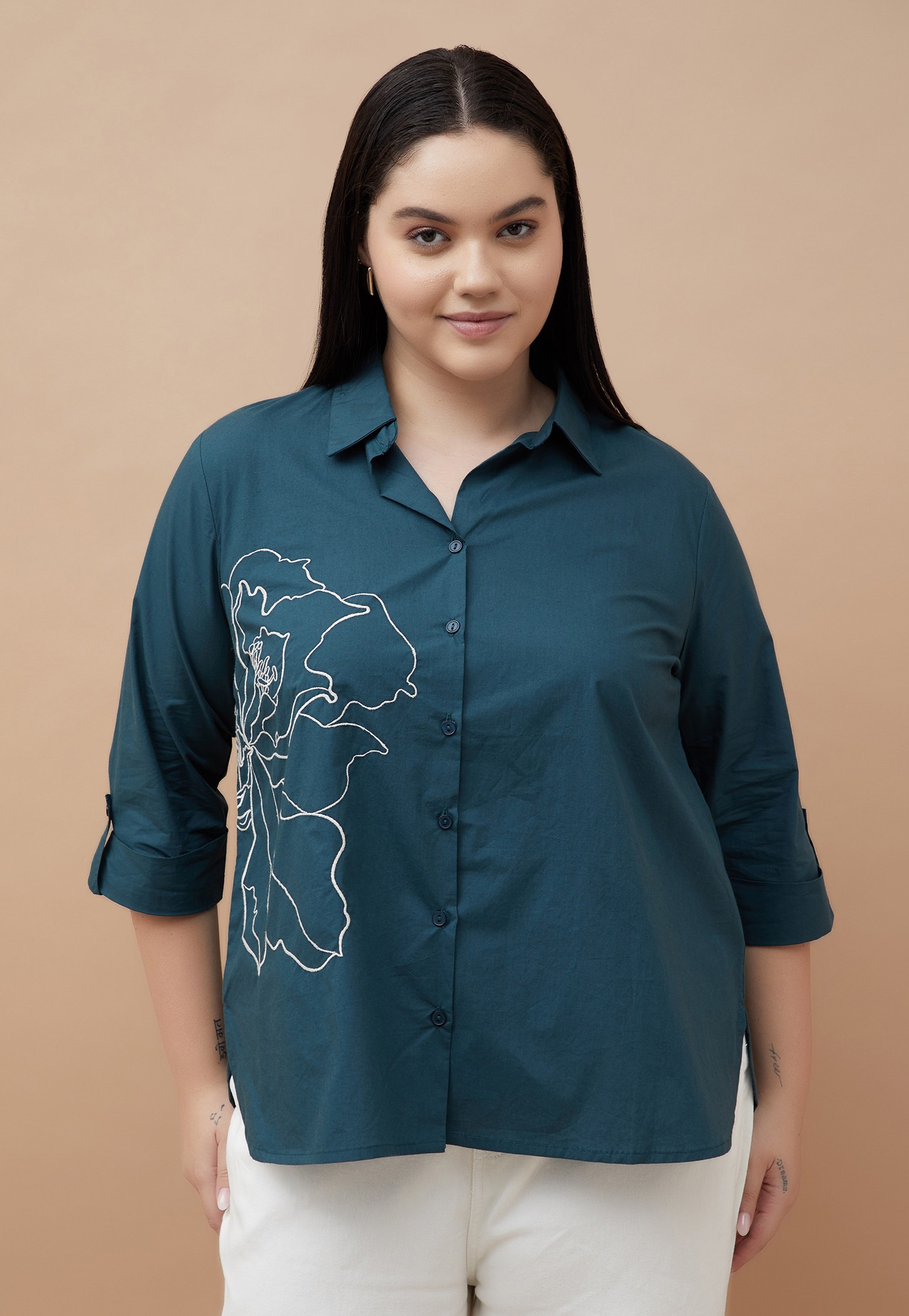 NEXUS Embroidered Collared Top-picture-49