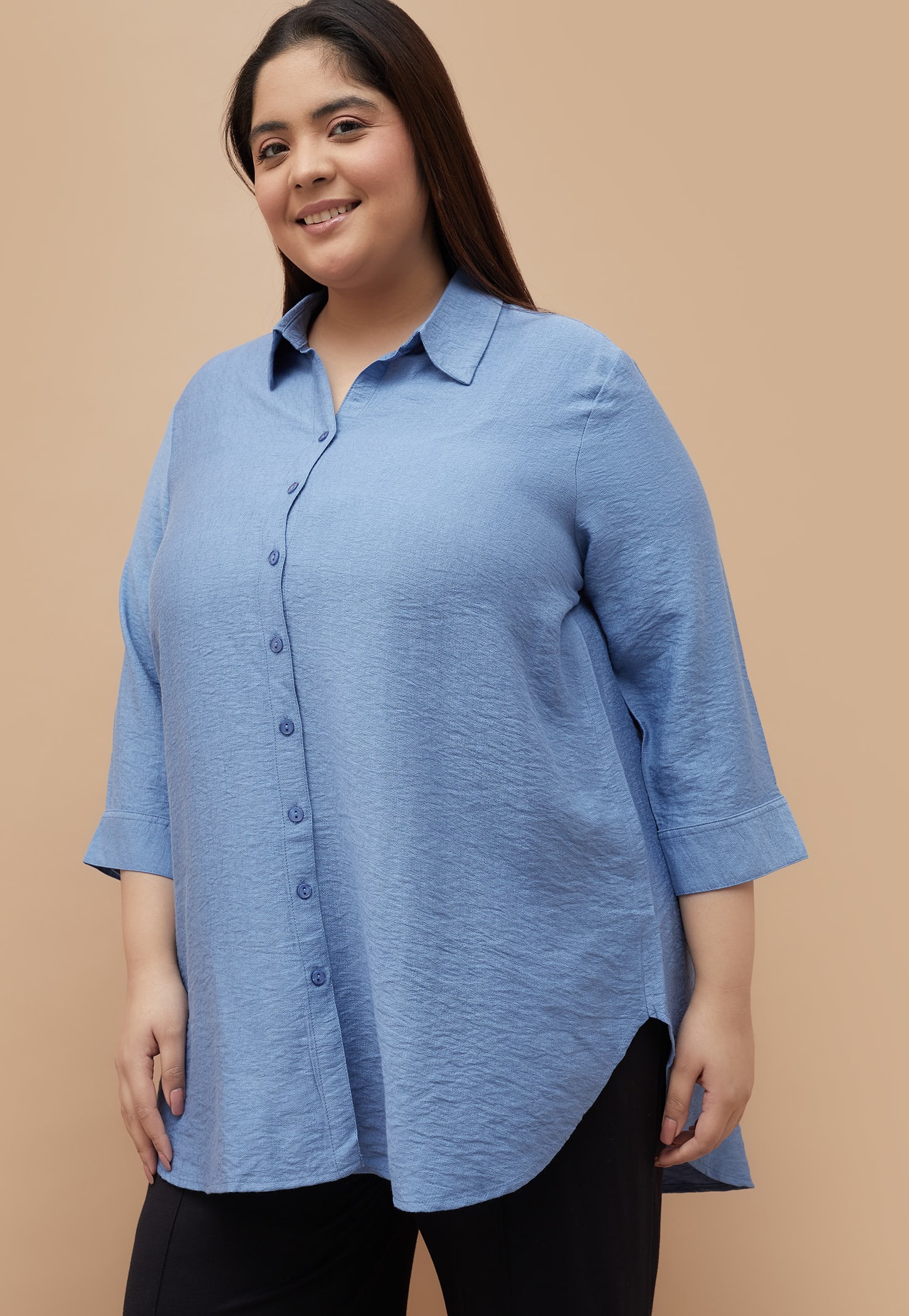 NEXUS Textured Longline Shirt-picture-25