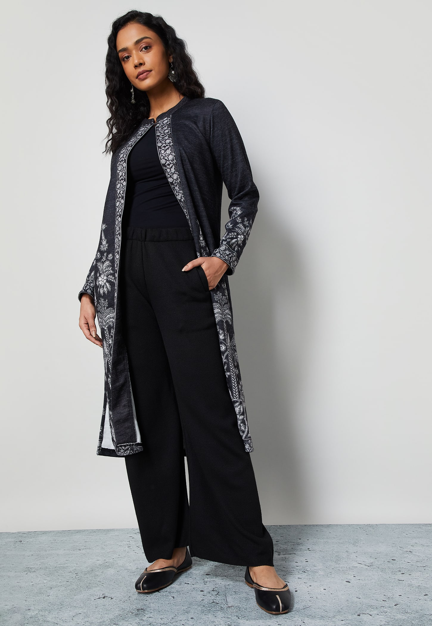 MELANGE Textured Palazzos-image-5