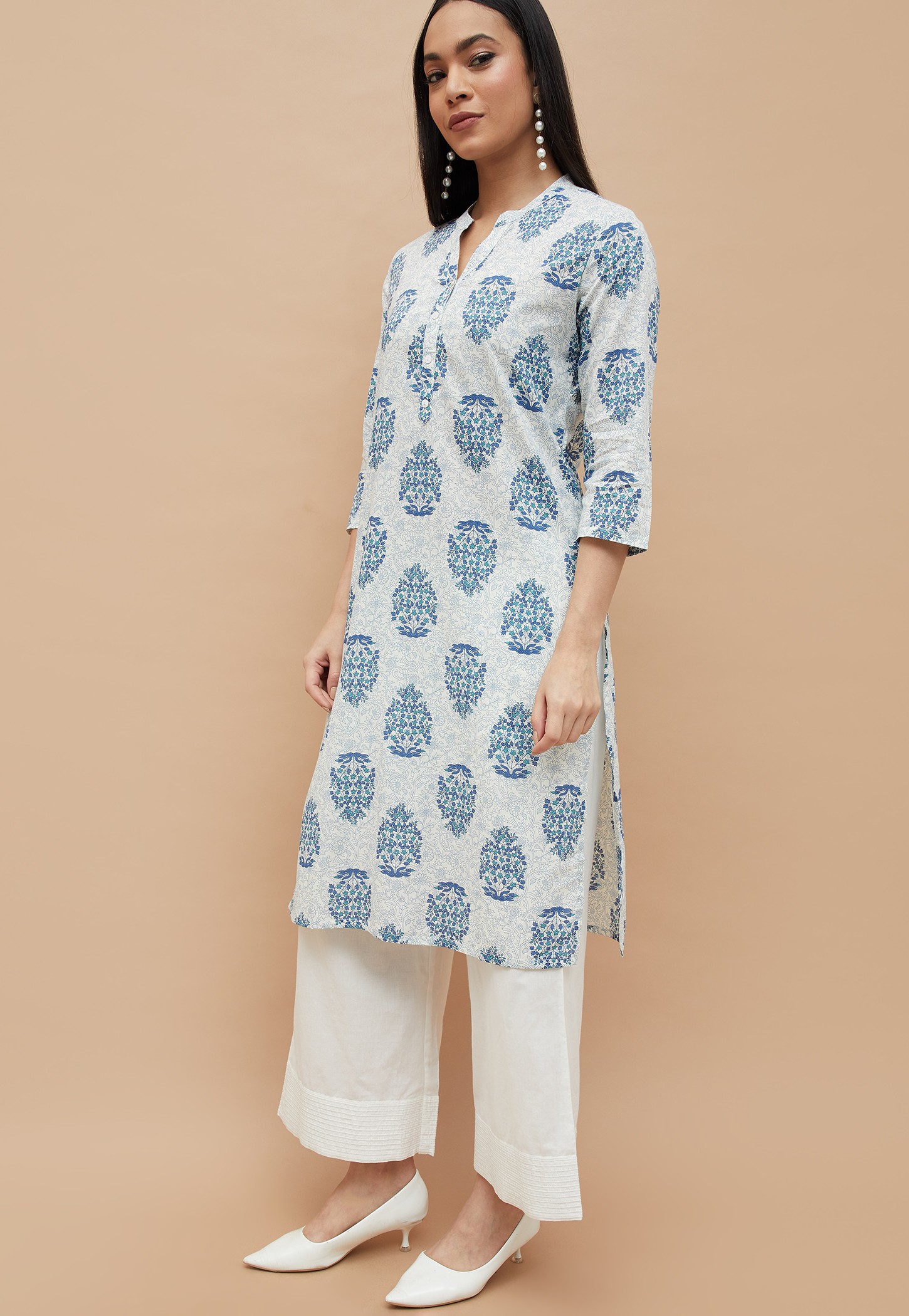 MELANGE Printed Straight Kurta-picture-34