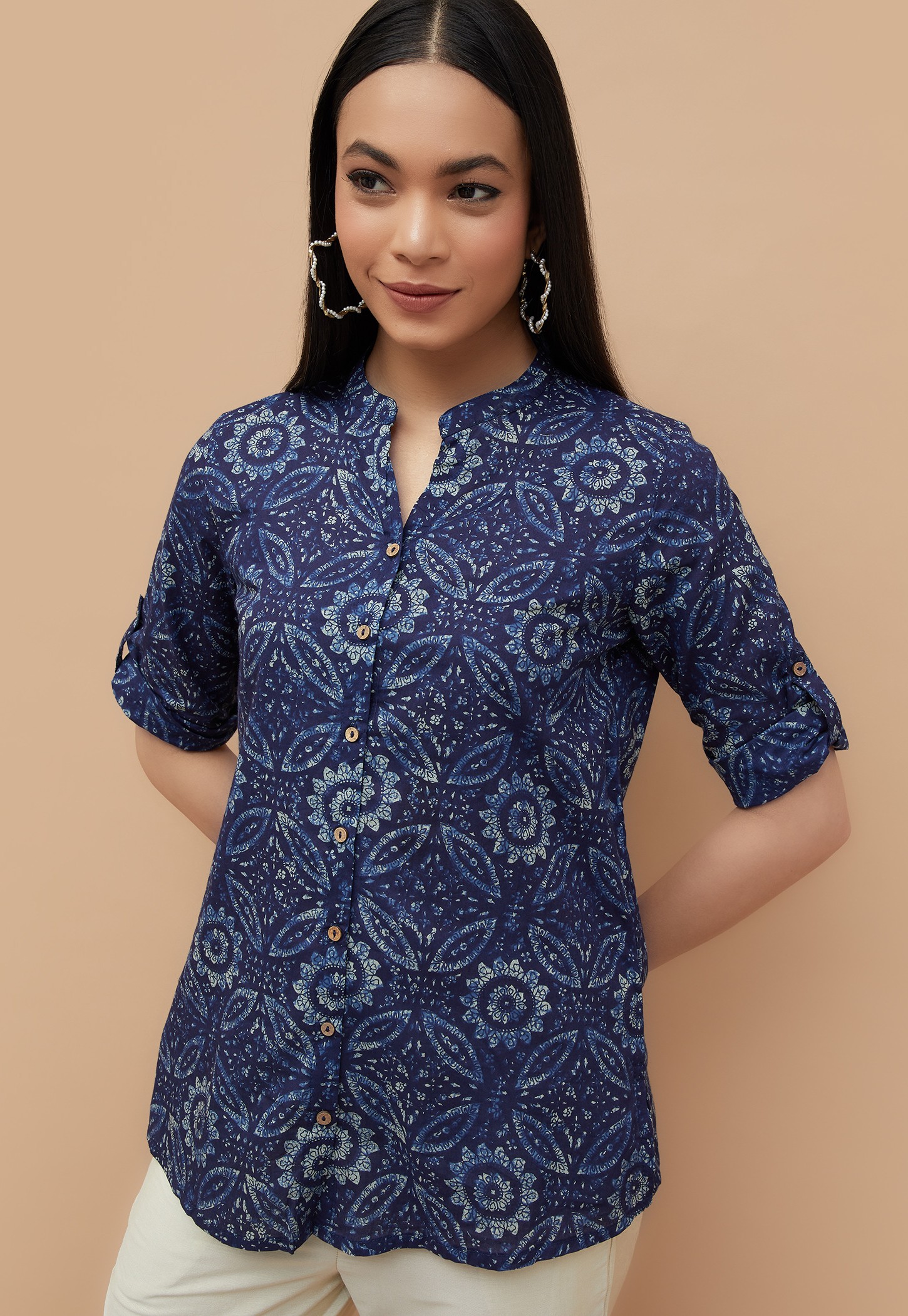 MELANGE Printed Straight Kurti-picture-24
