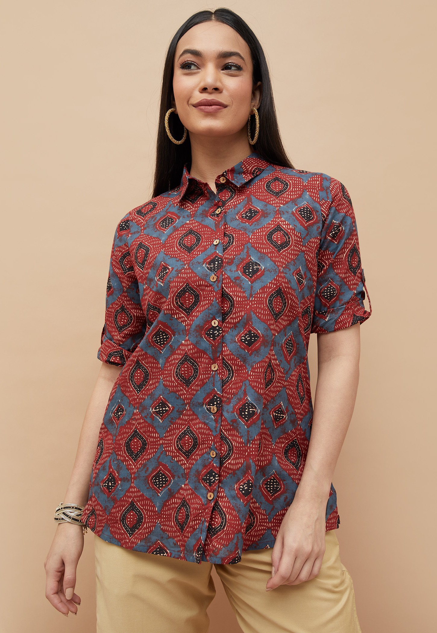 MELANGE Printed Straight Kurti-picture-30