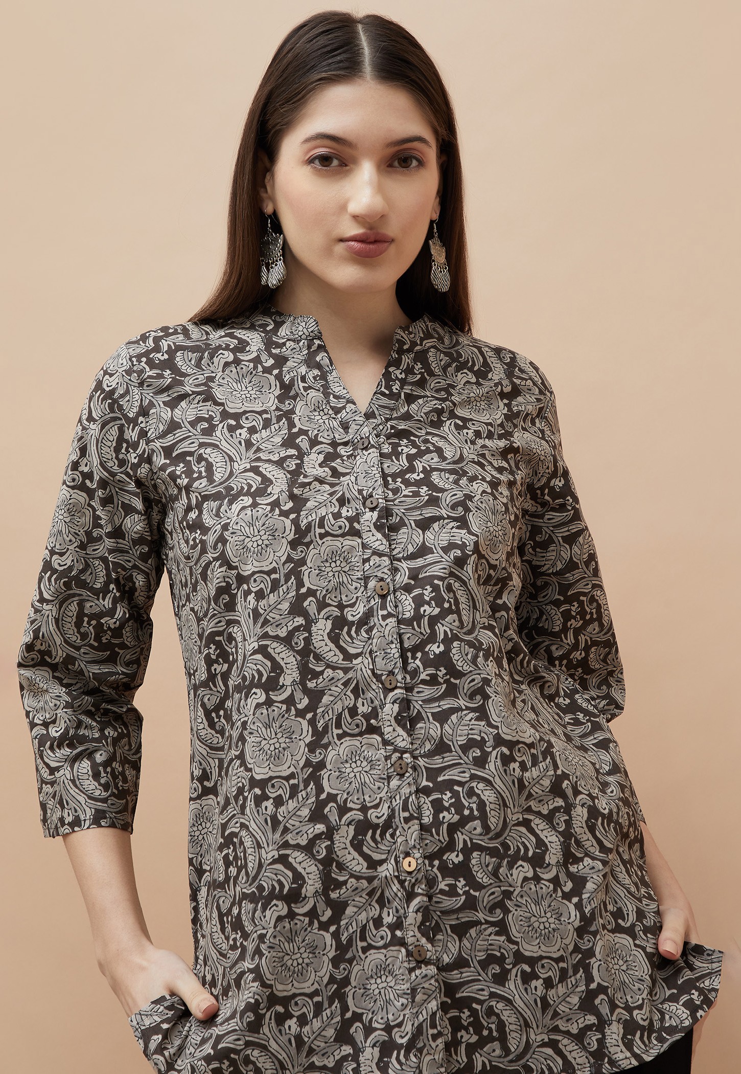 MELANGE Ethnic Motif Straight Kurti-picture-55