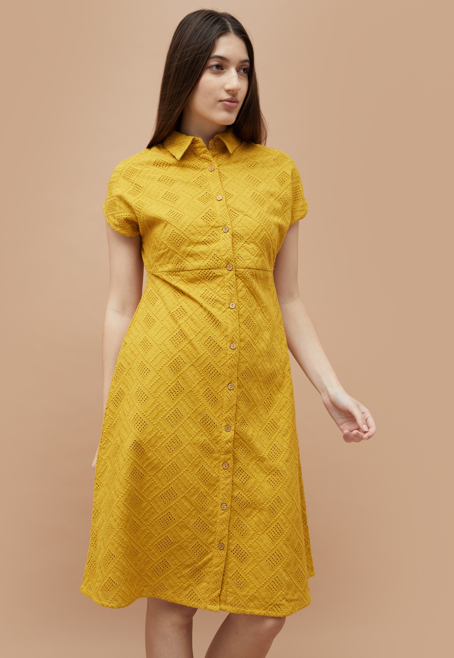 FAME FOREVER Embroidered Shirt Dress-picture-22