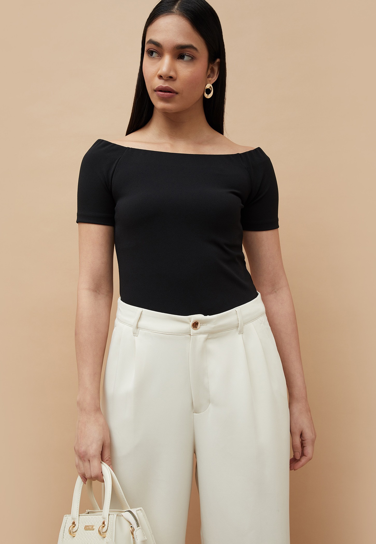 CODE Solid Off-Shoulder Top-picture-37