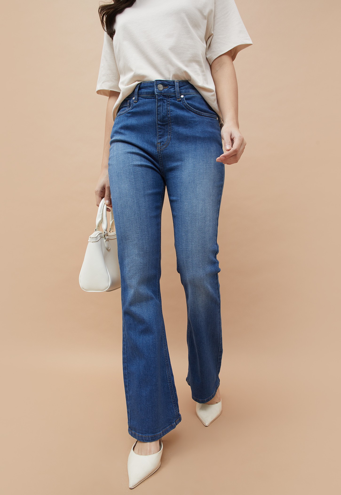 FAME FOREVER Stonewashed Bootcut Jeans-picture-32