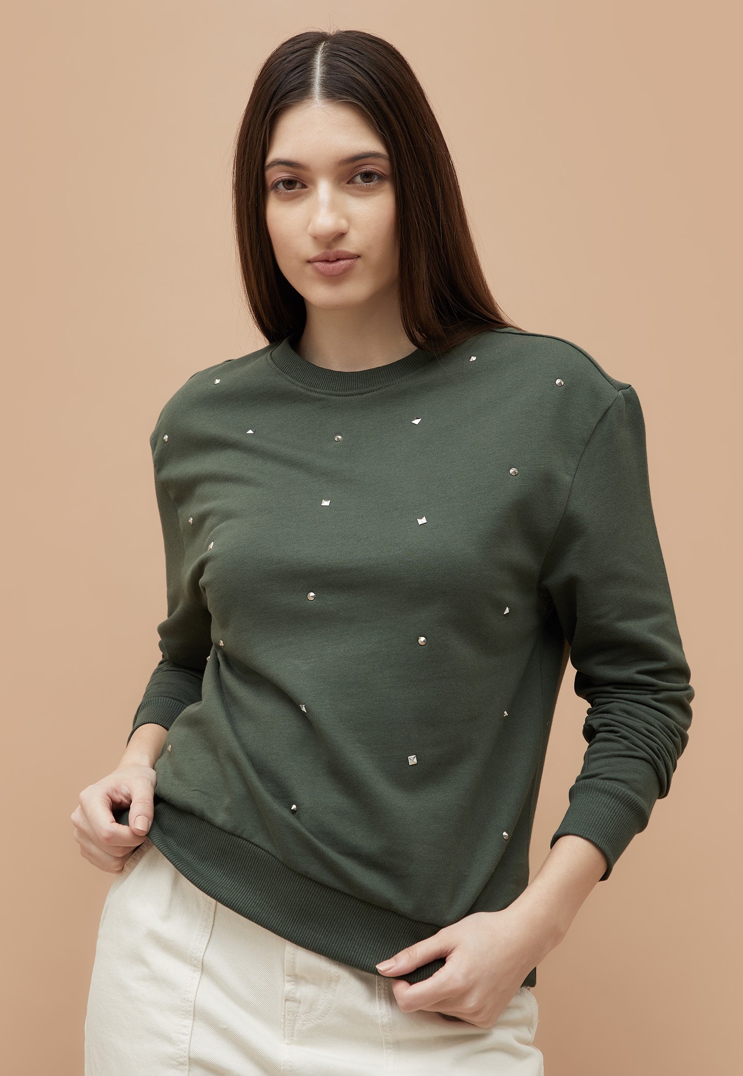 FAME FOREVER Embellished T-shirt-image-38