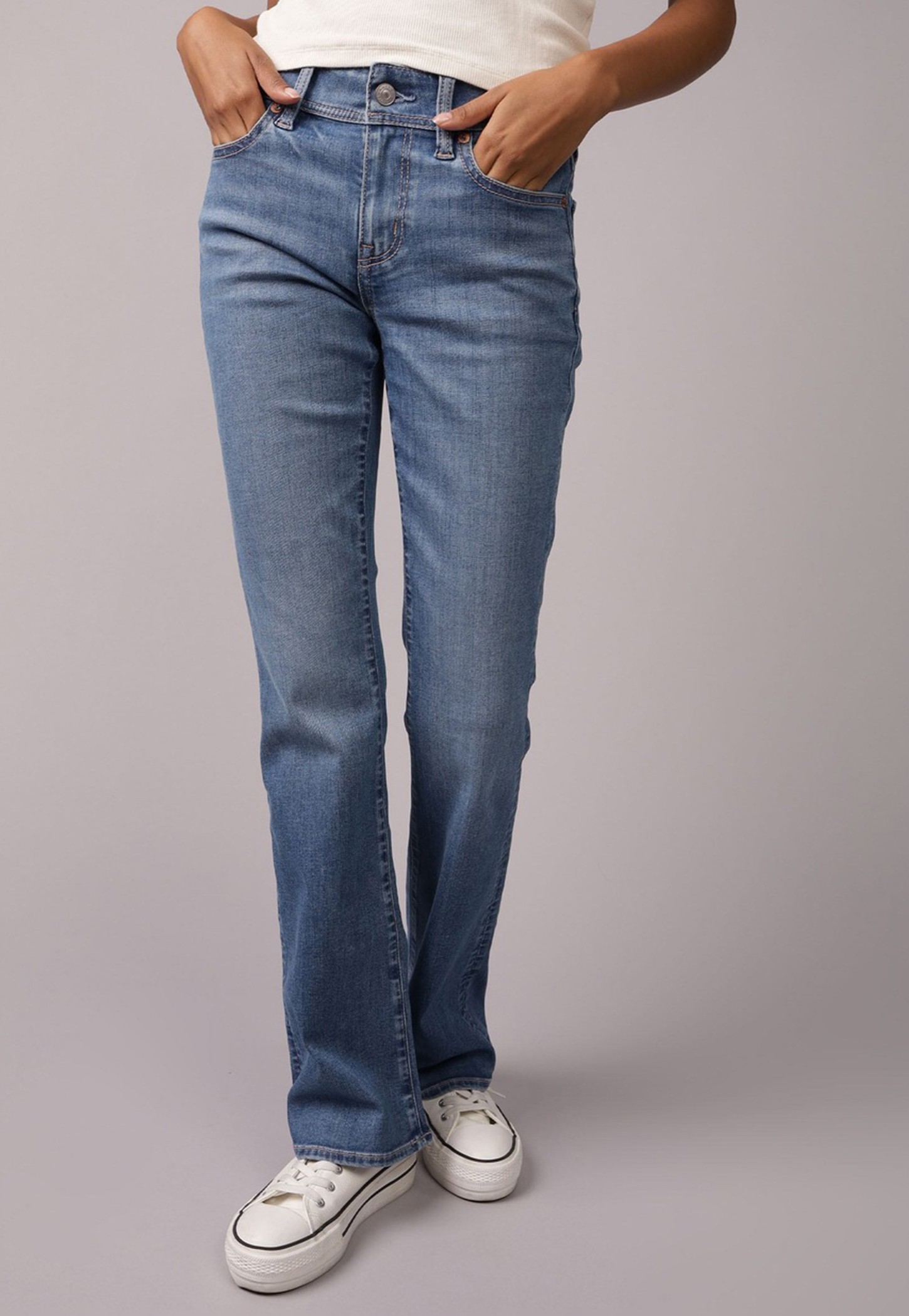 AMERICAN EAGLE Washed Straight Fit Jeans-picture-23